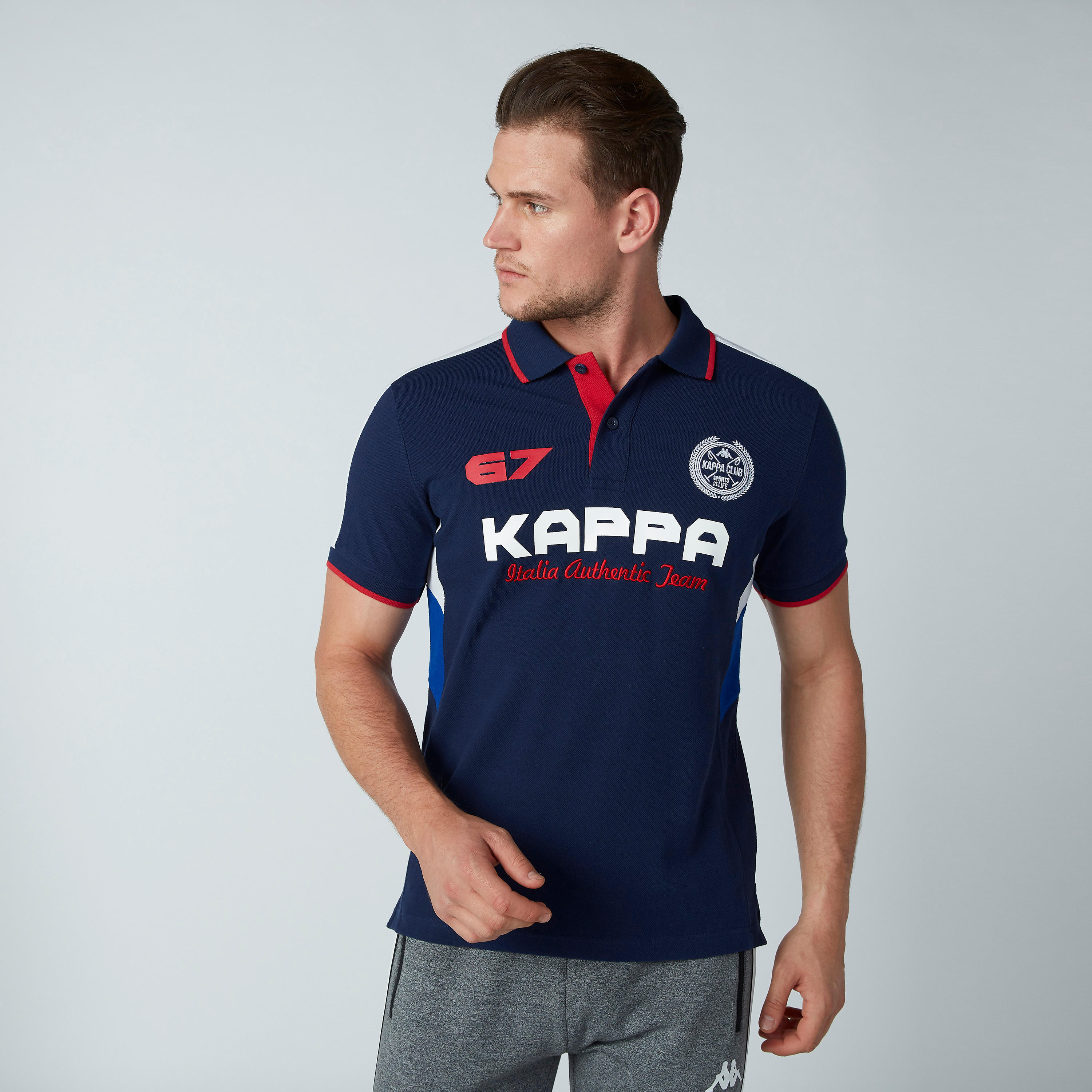 Kappa Printed T-shirt with Polo Neck and Short Sleeves-men-clothing-sportswearandactivewear-tshirtsandpolos-image-1