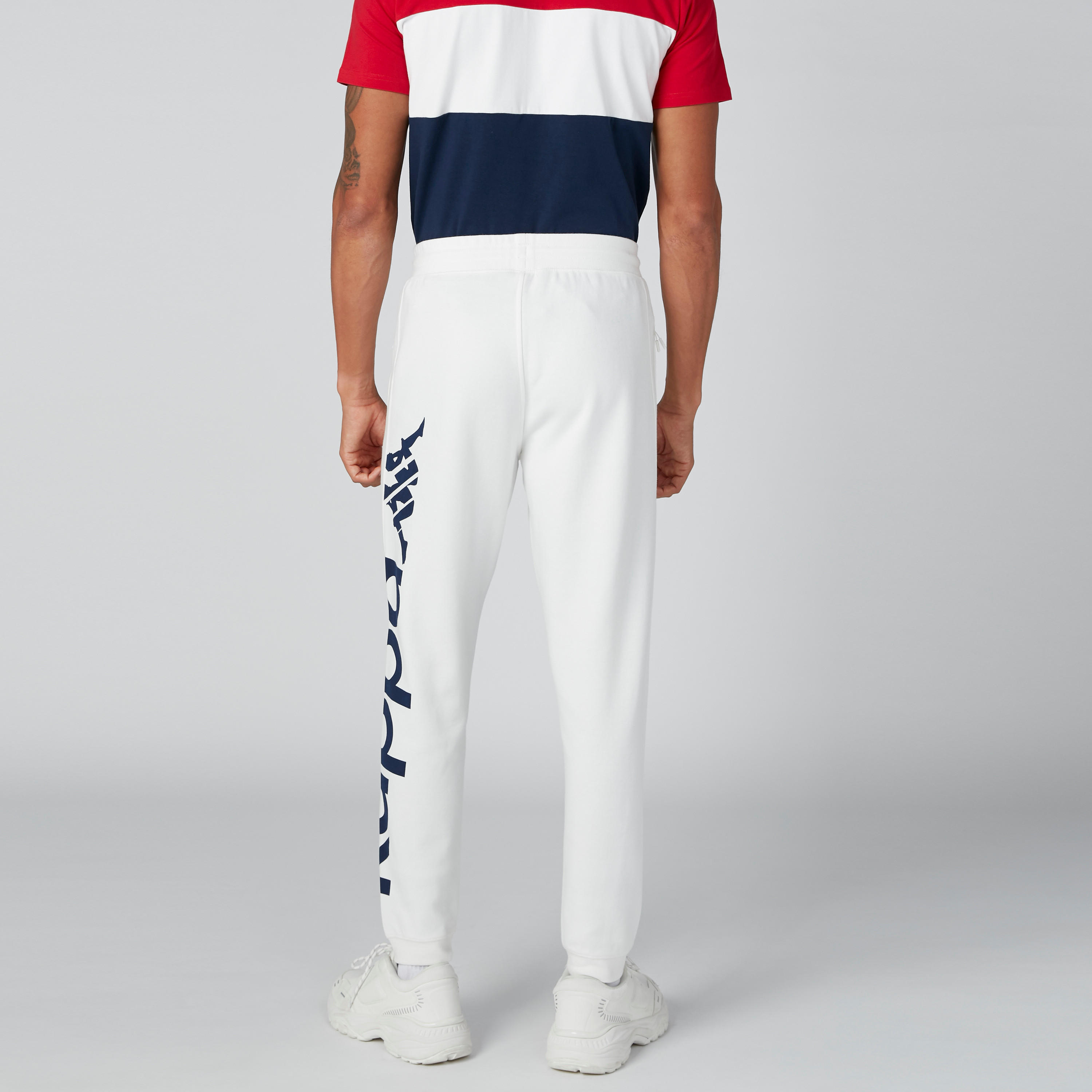 Kappa Printed Full Length Jog Pants with Drawstring-men-clothing-bottoms-joggers-image-2
