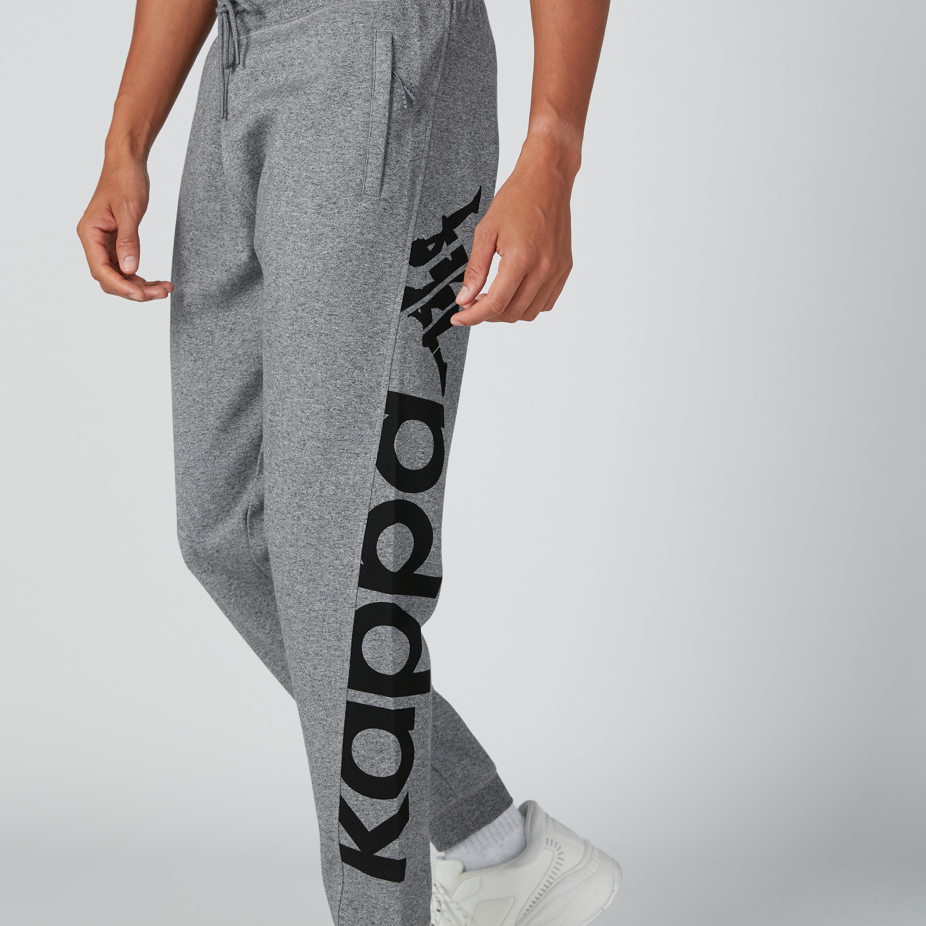 بنطال رياضي طويل بجيوب ورباط وطبعات من كابا-men-clothing-bottoms-joggers-image-5