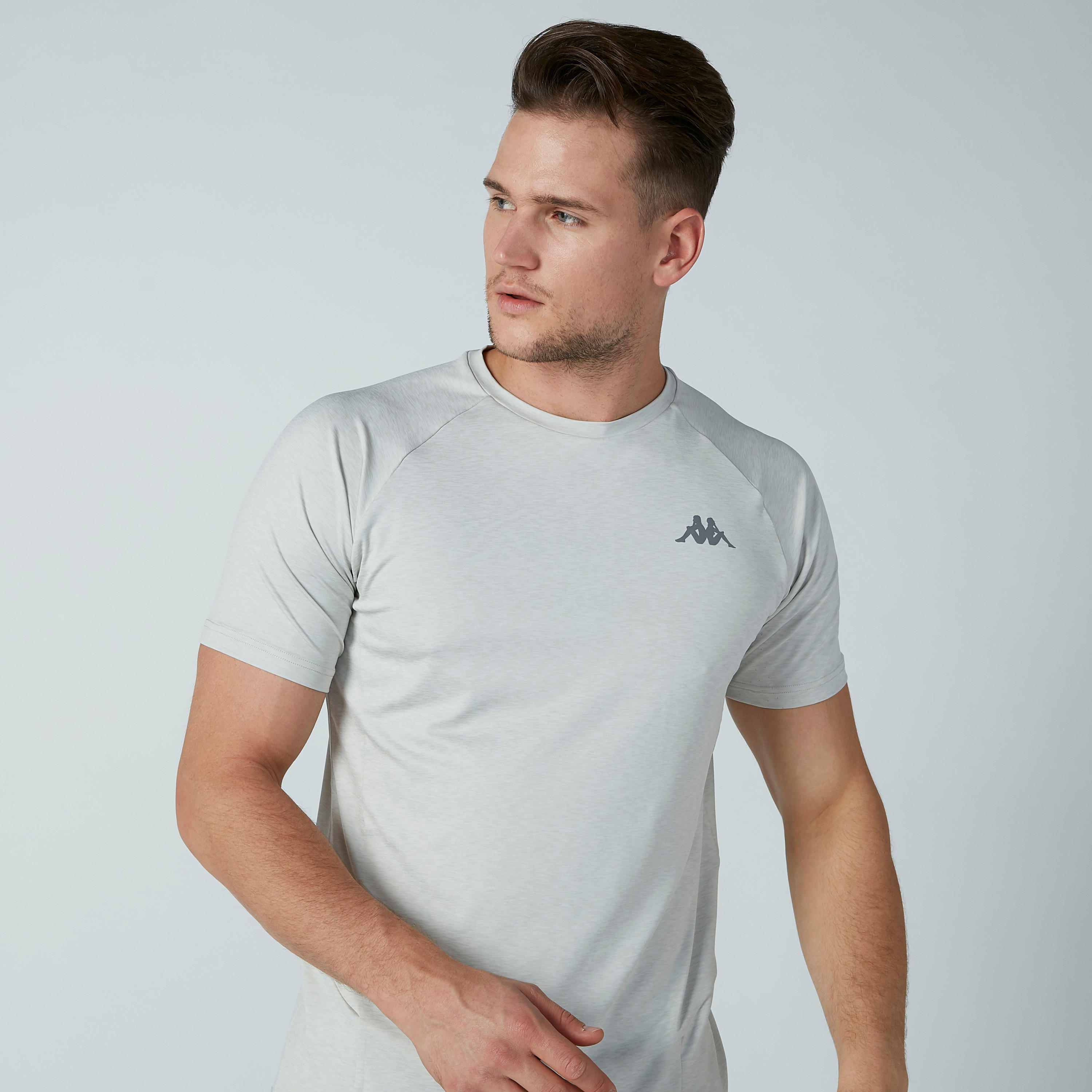 Sustainable Kappa Solid T-Shirt with Raglan Sleeves-men-clothing-sportswearandactivewear-tshirtsandpolos-image-2