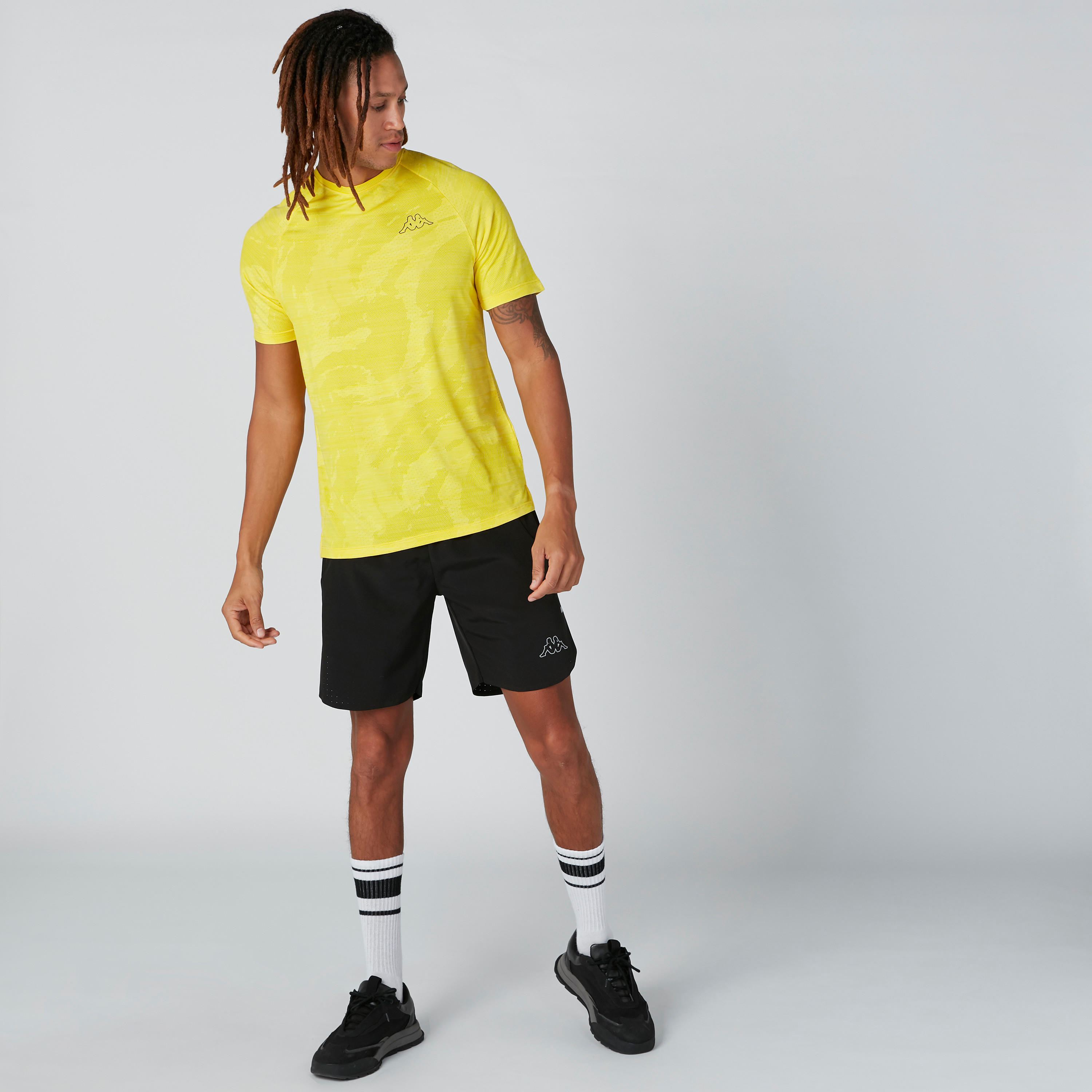 Kappa Logo Printed Shorts-men-clothing-bottoms-shorts-image-1