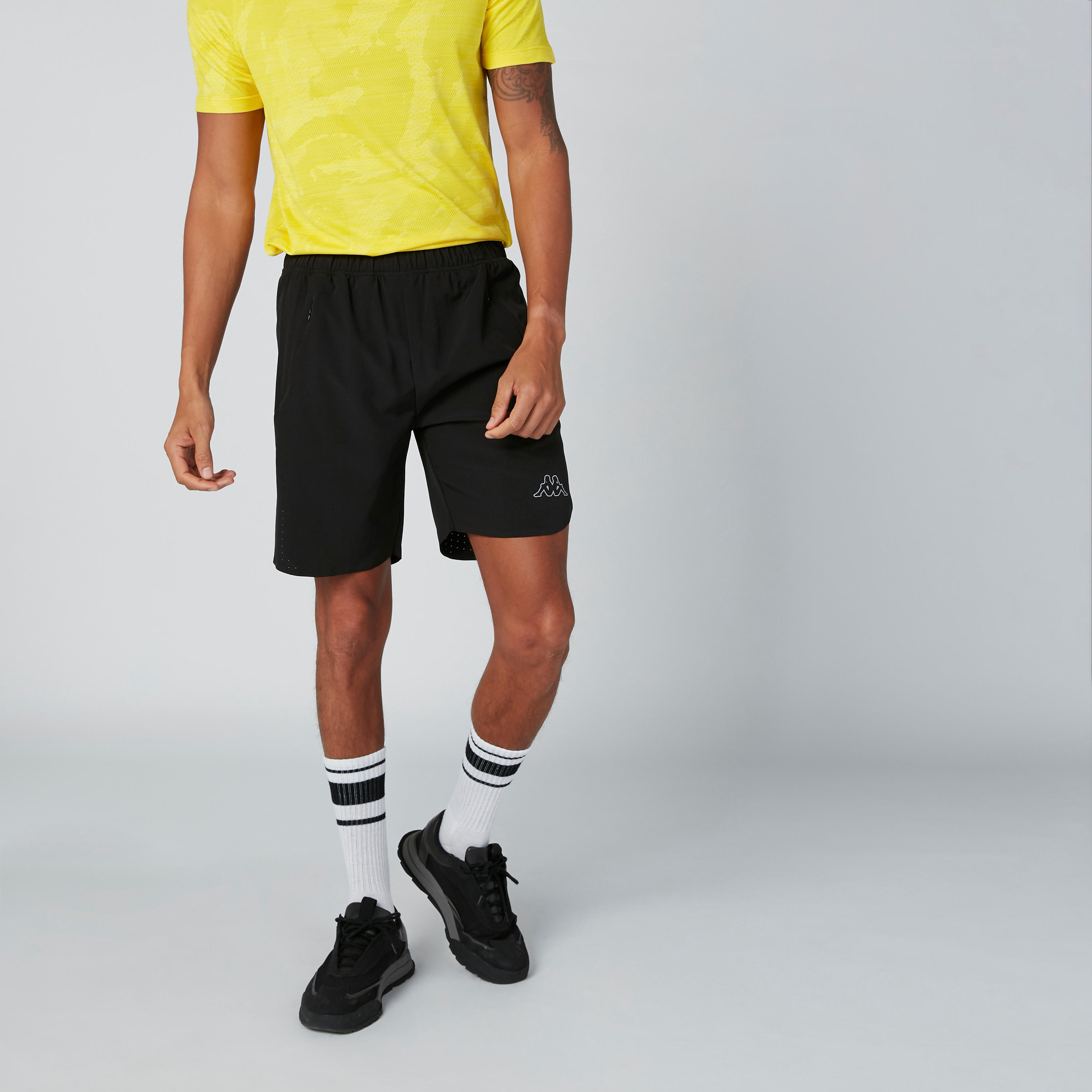 Kappa Logo Printed Shorts-men-clothing-bottoms-shorts-image-3