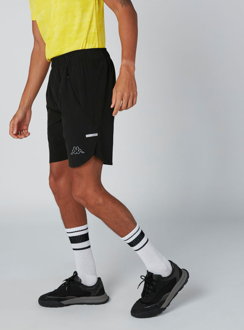 Kappa Logo Printed Shorts-men-clothing-bottoms-shorts-image-4