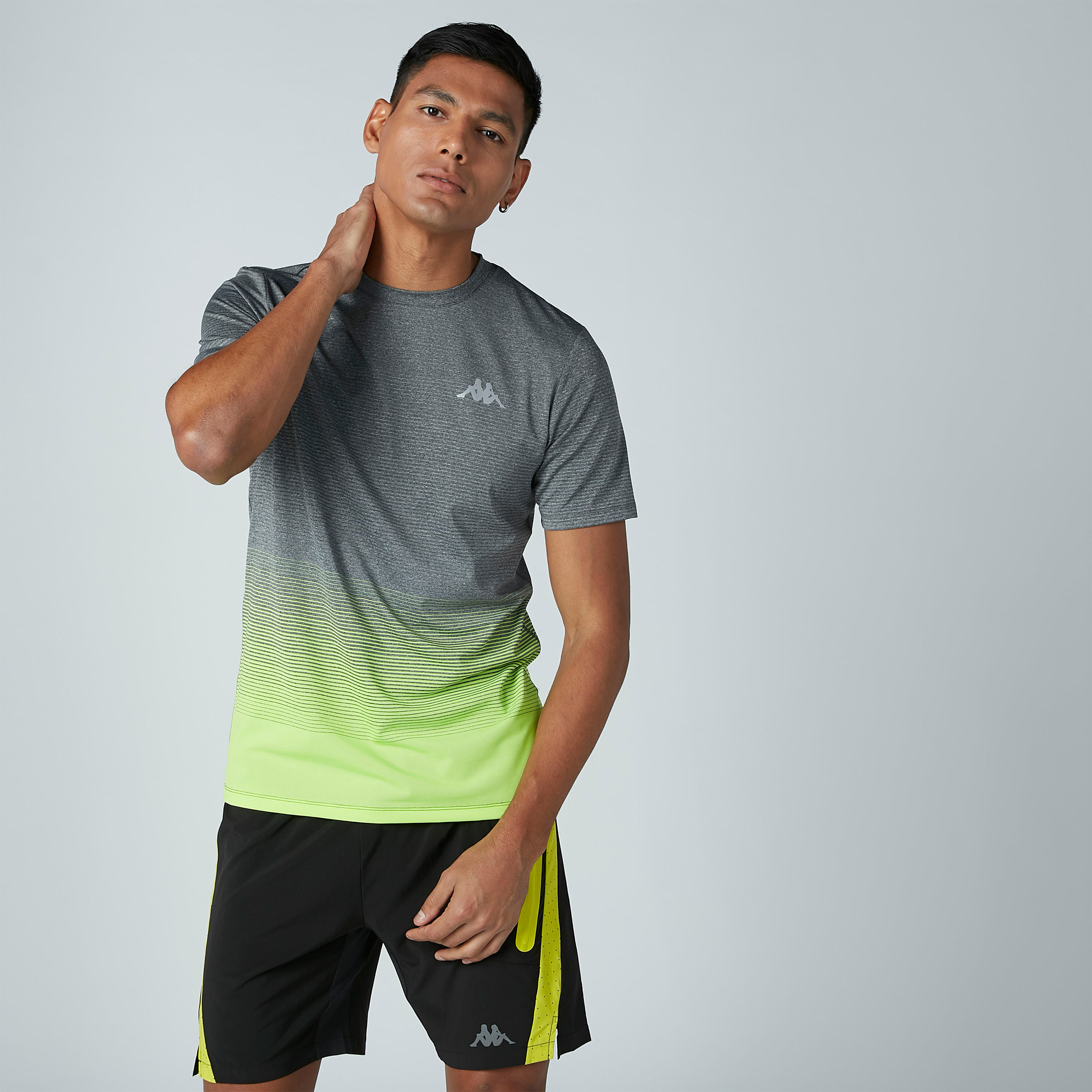 تيشيرت بياقة مستديرة وأكمام قصيرة من كابا-men-clothing-tshirtsandpolos-tshirts-image-2