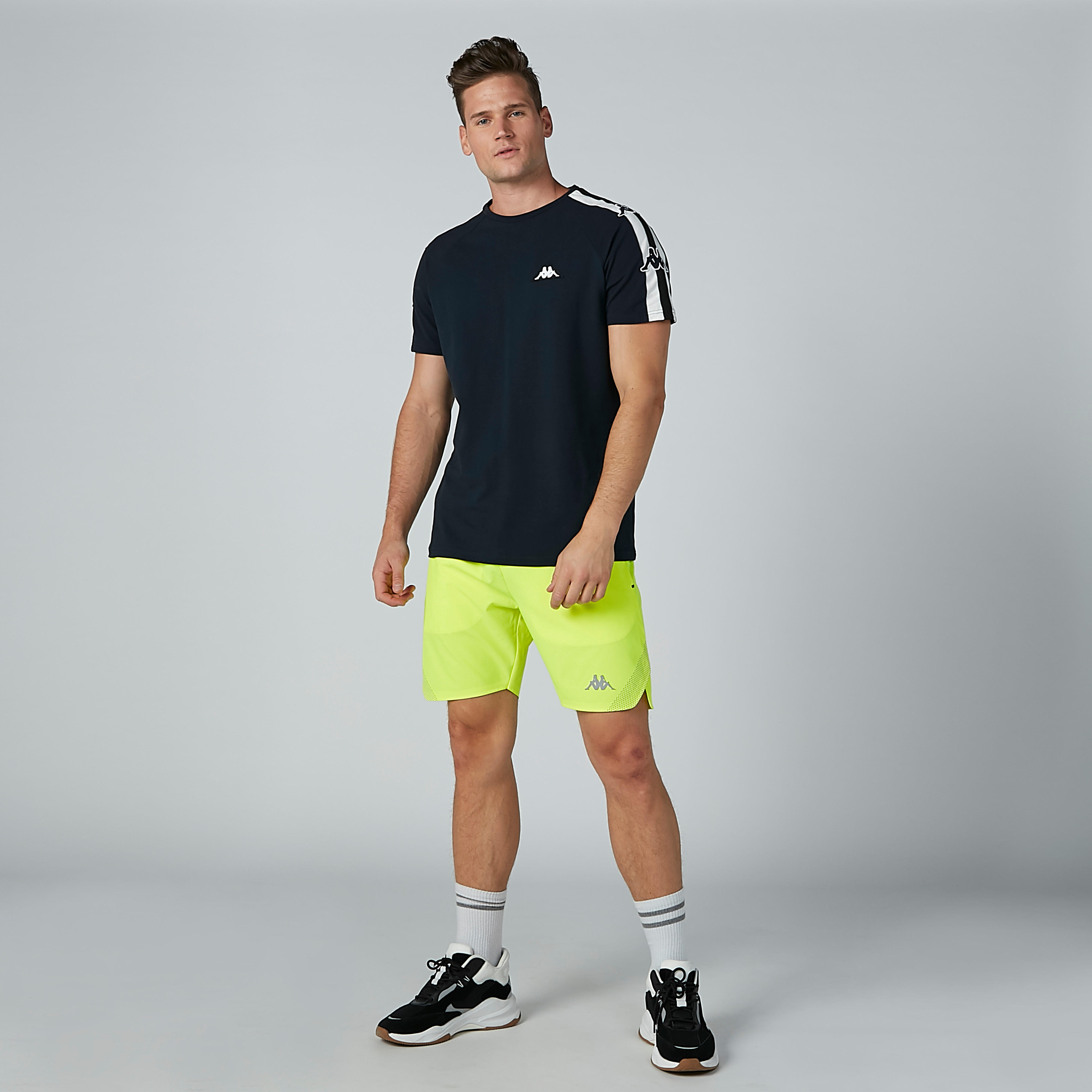 Kappa Logo Printed Shorts-men-clothing-bottoms-shorts-image-3