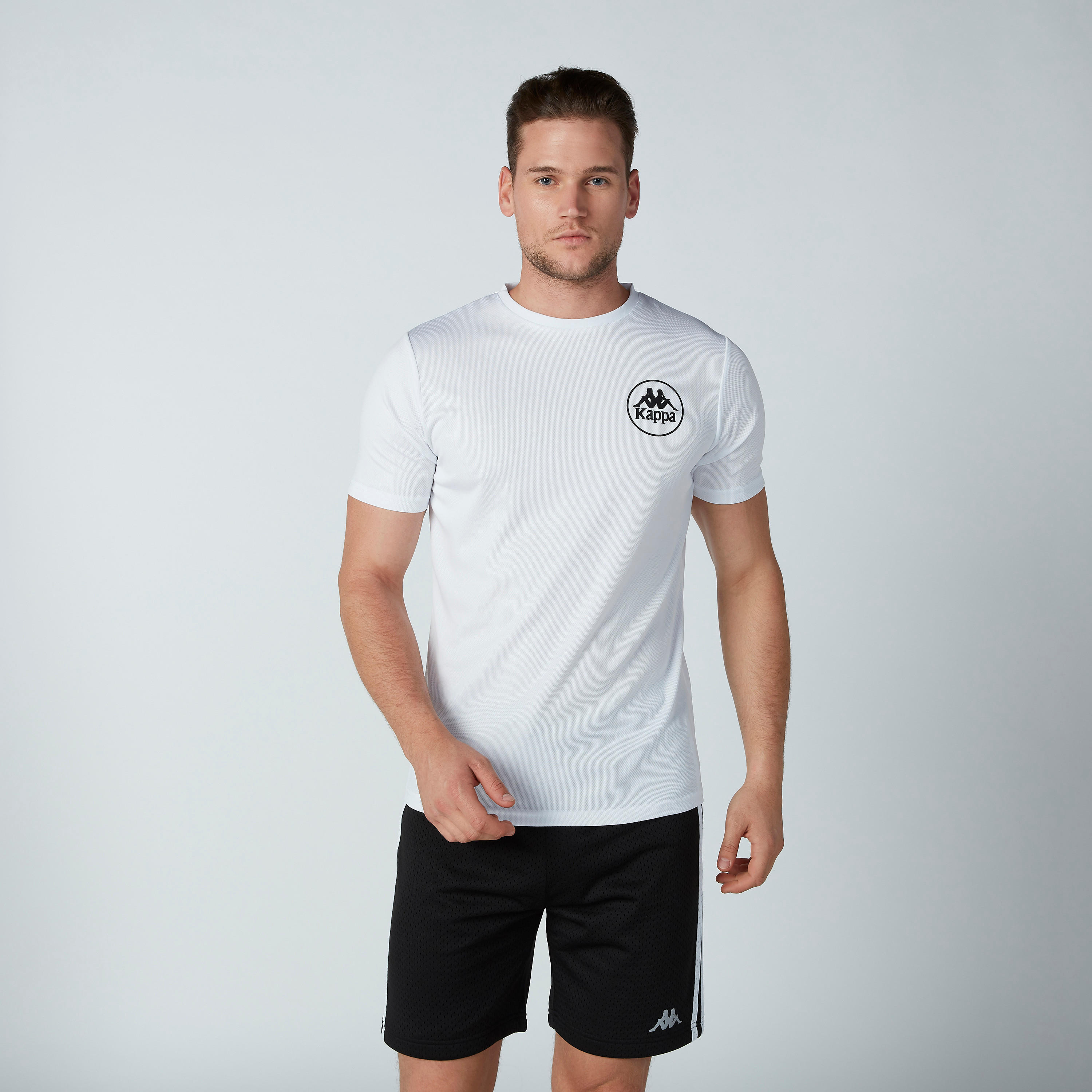 تيشيرت بياقة مستديرة وأكمام قصيرة وطبعات من كابا-men-clothing-tshirtsandpolos-tshirts-image-1