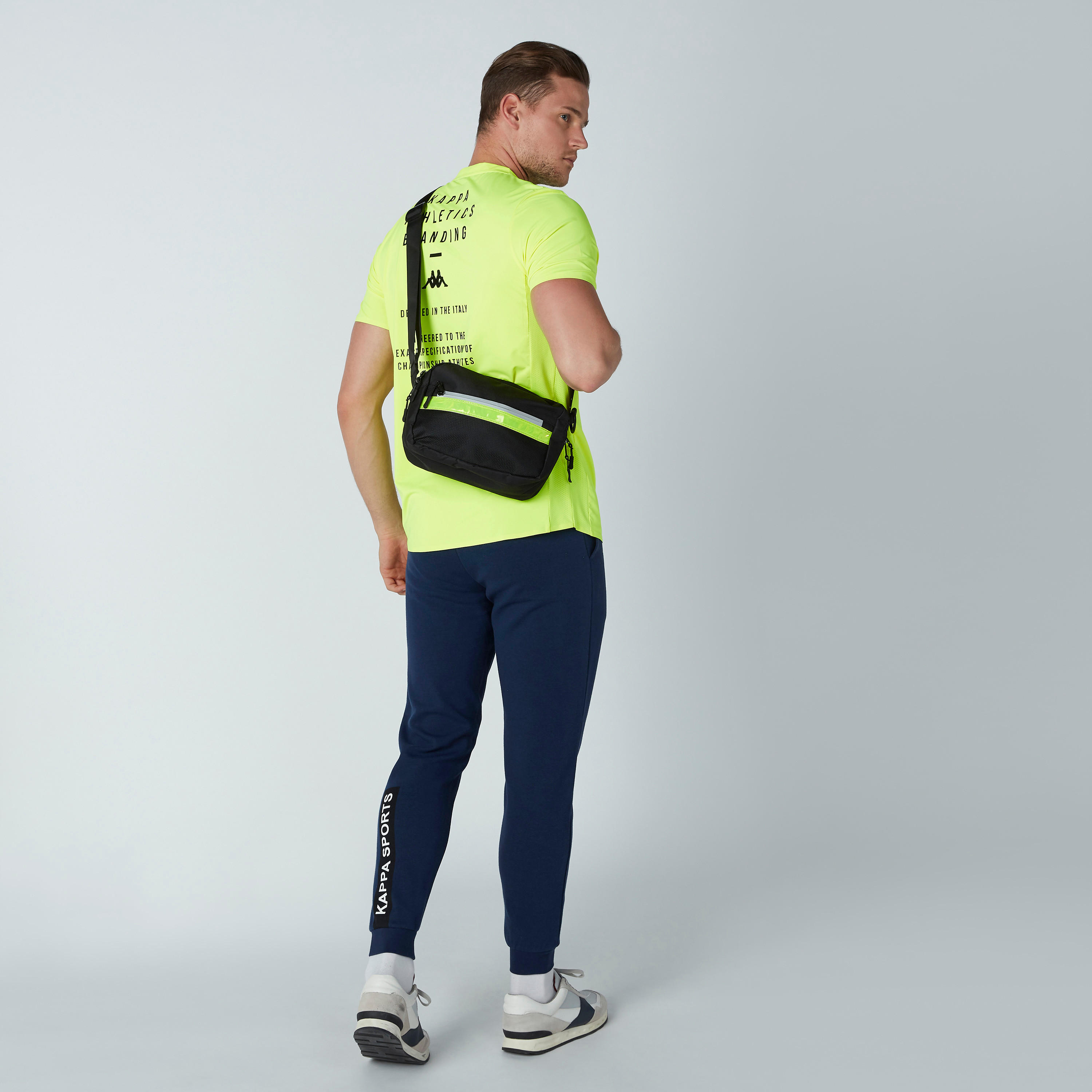 بنطال رياضي سادة طويل من كابا-men-clothing-sportswearandactivewear-bottoms-image-4