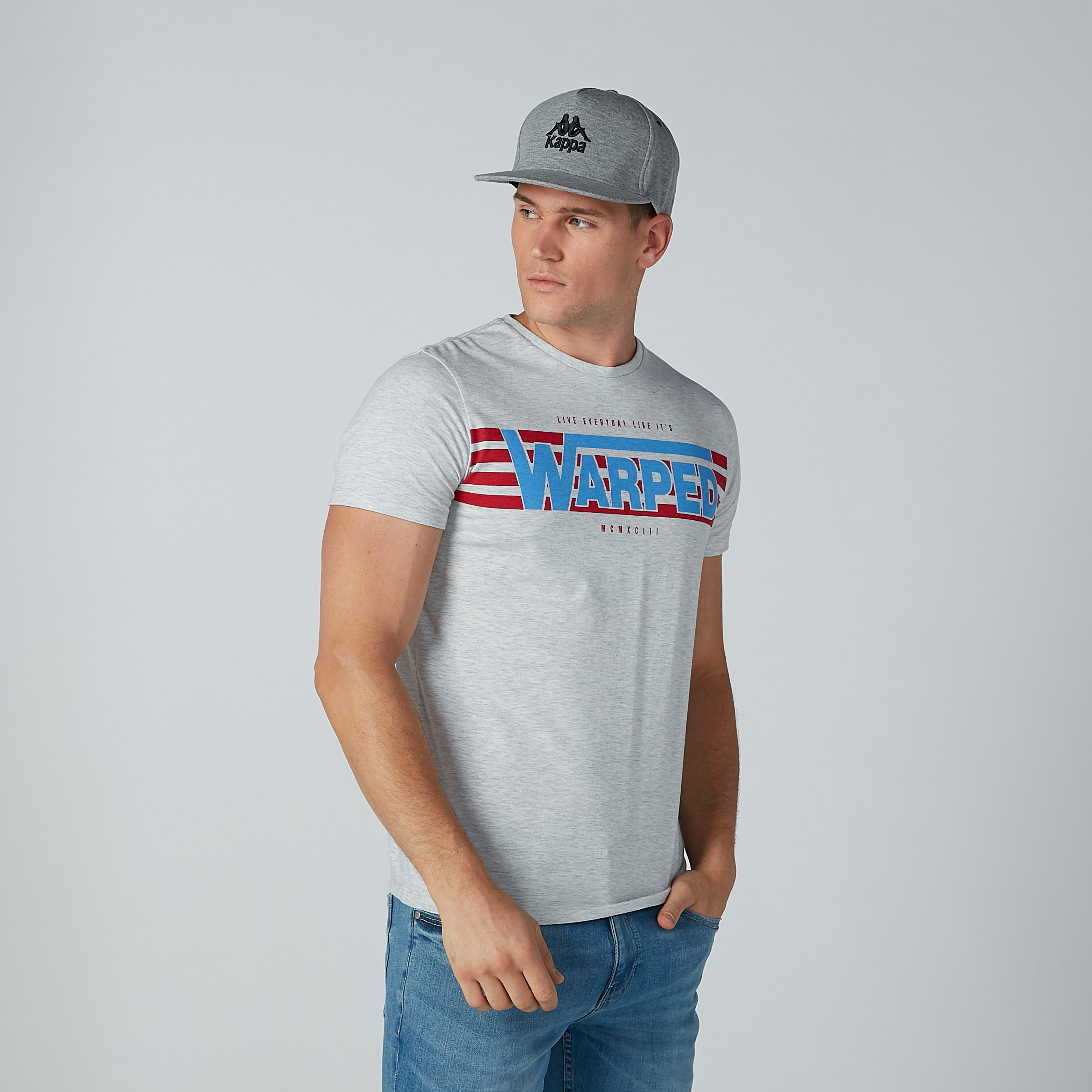 Kappa Textured Cap with Logo Detail-men-caps-image-1