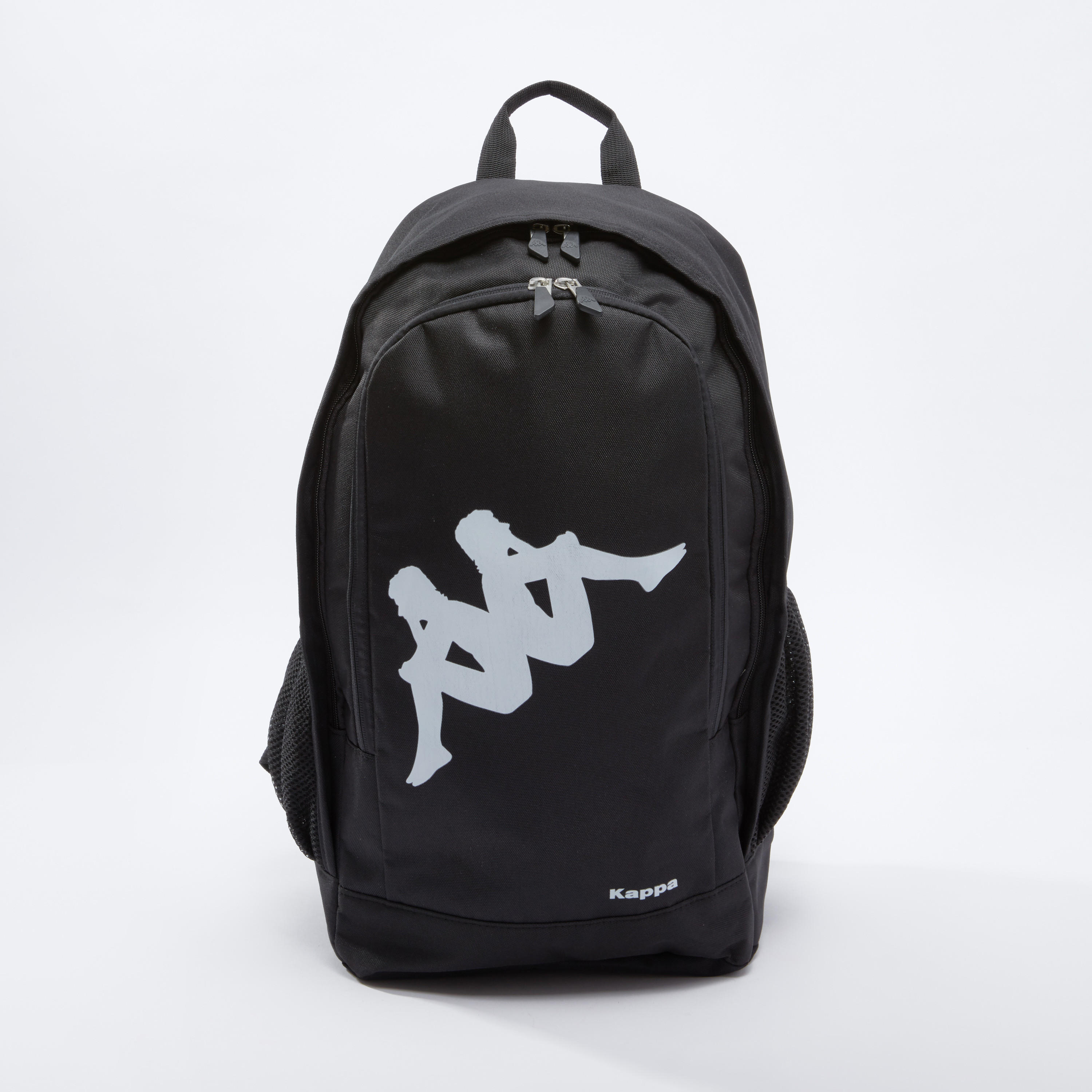 Kappa Printed Backpack with Zip Closure-men-bags-image-1