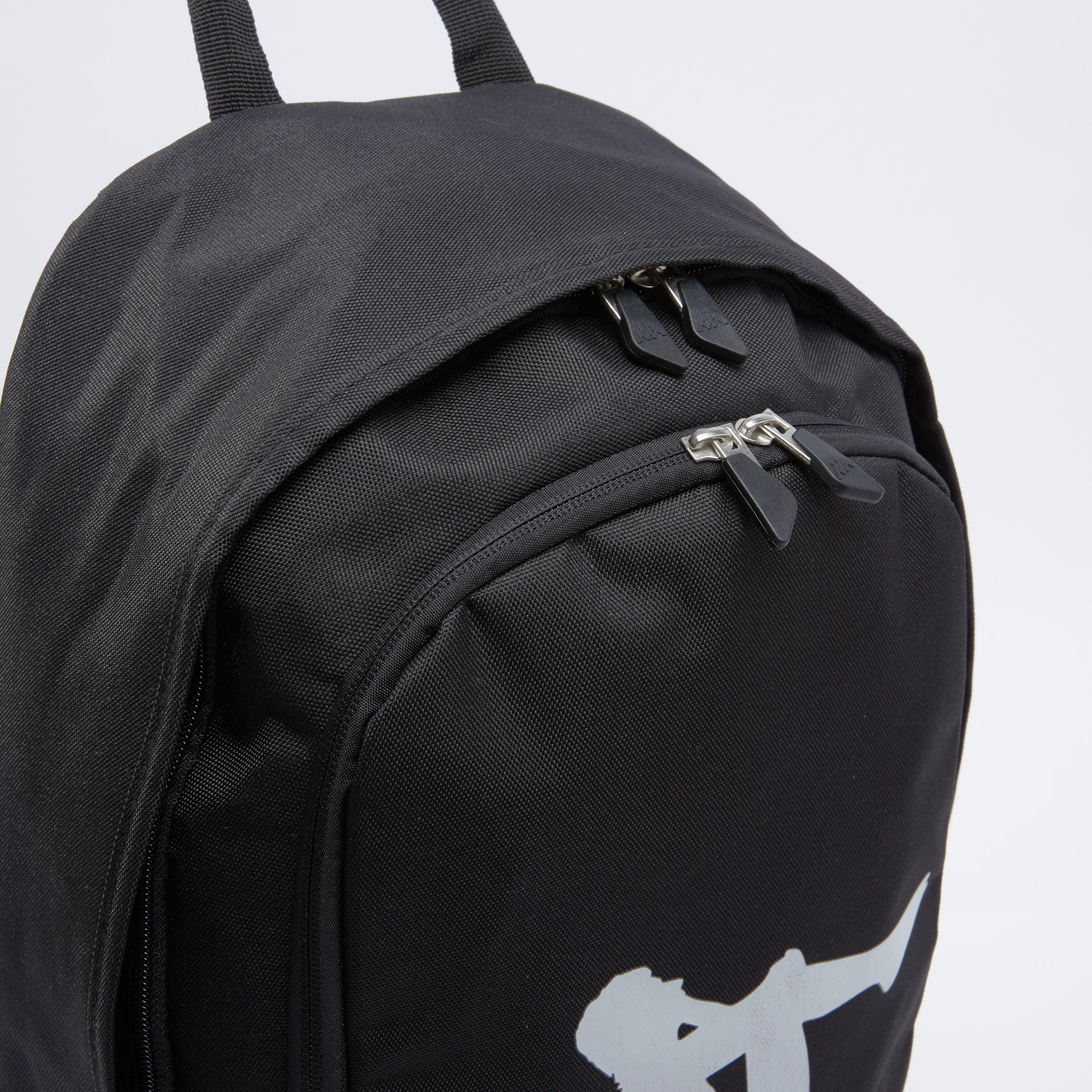 Kappa Printed Backpack with Zip Closure-men-bags-image-3