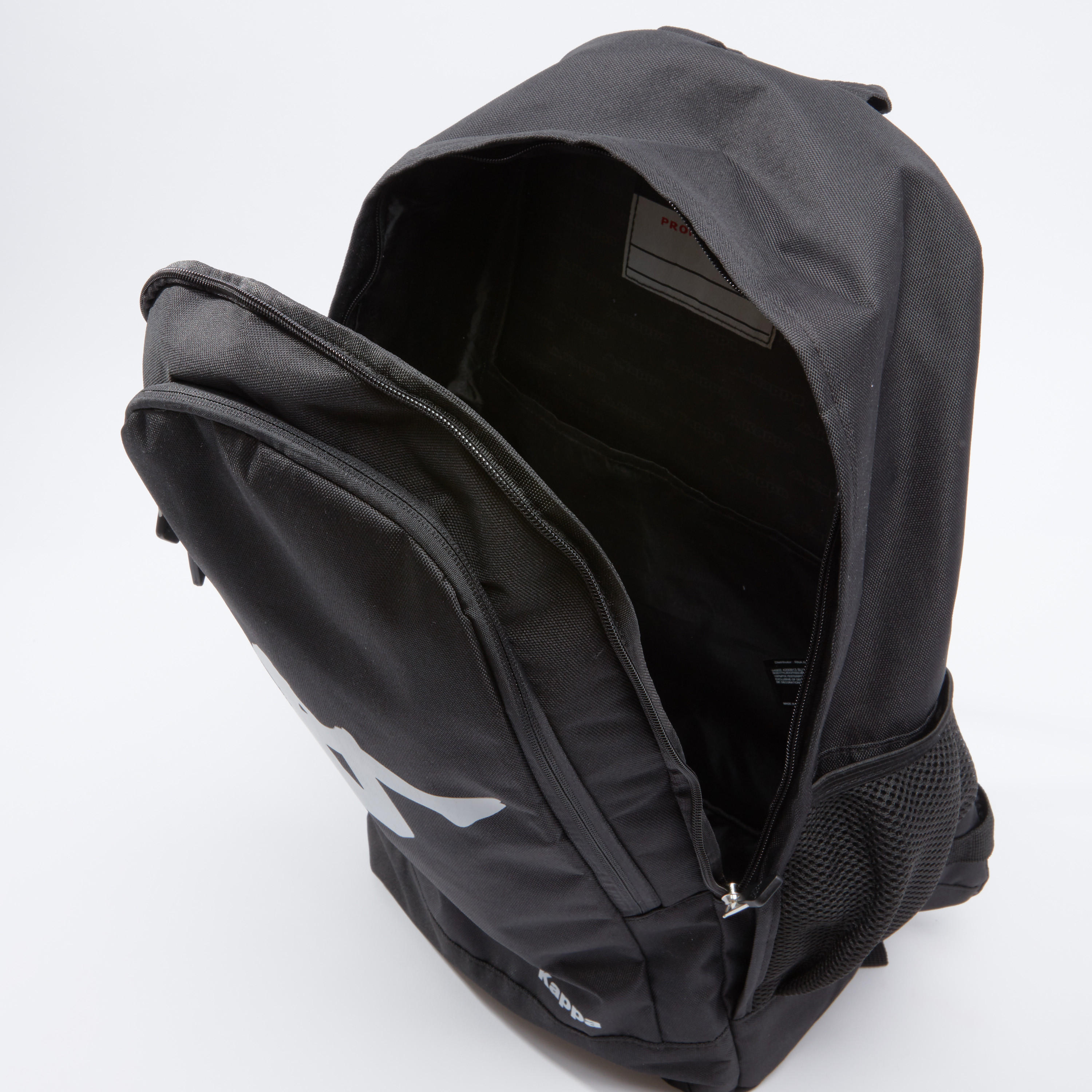 Kappa Printed Backpack with Zip Closure-men-bags-image-5