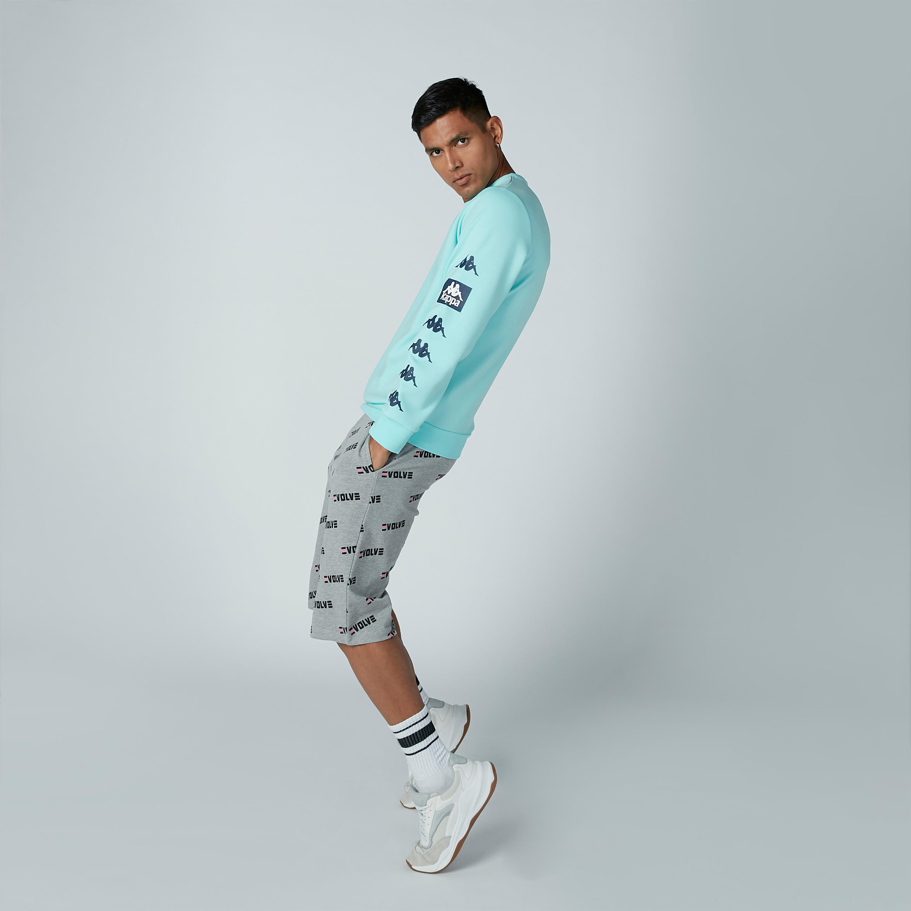 Kappa Printed Sweatshirt with Long Sleeves-men-winterwear-hoodiesandsweatshirts-image-3