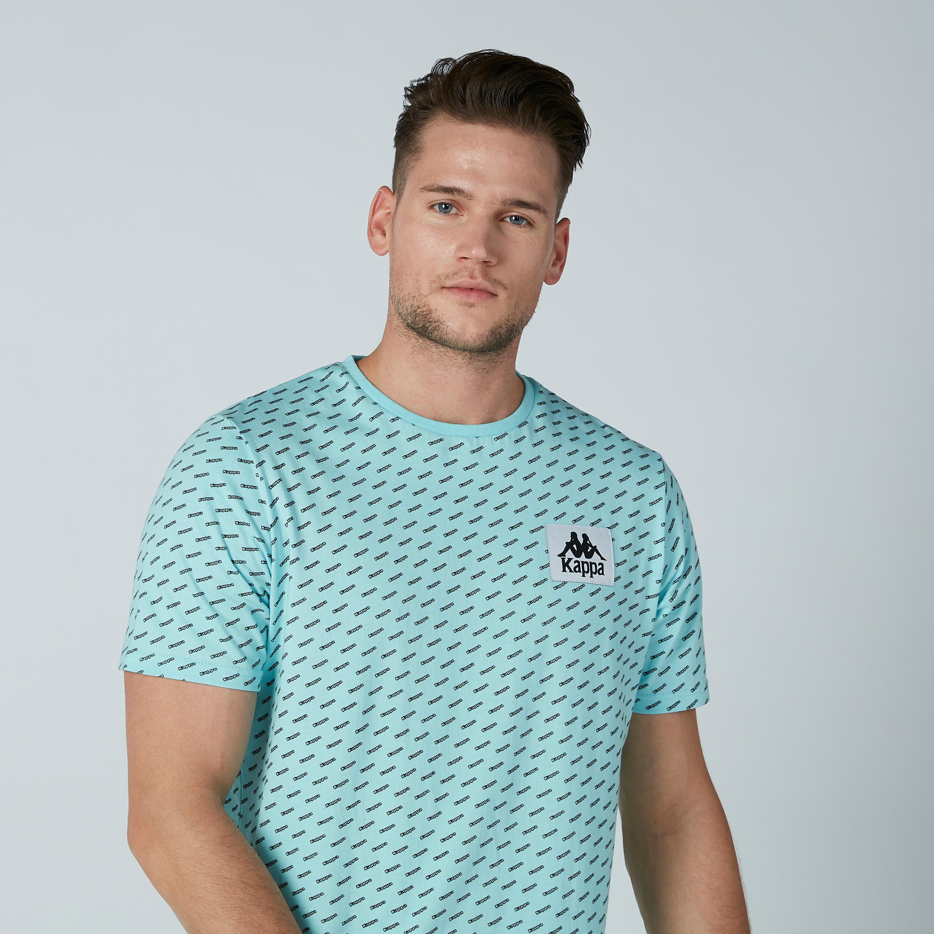 تيشيرت بياقة مستديرة وأكمام قصيرة وطبعات من كابا-men-clothing-tshirtsandpolos-tshirts-image-3