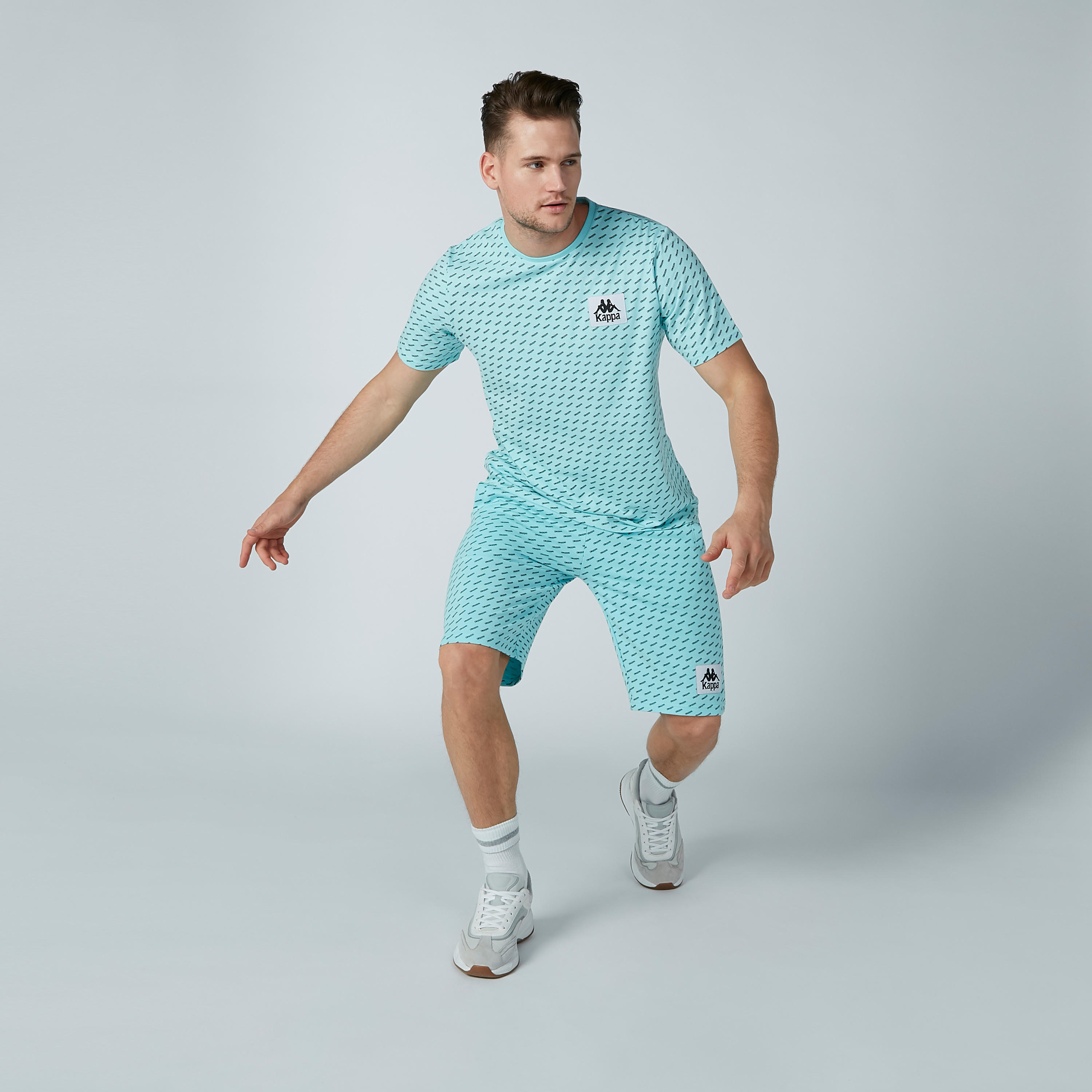 شورت برباط وجيوب وطبعات من كابا-men-clothing-bottoms-shorts-image-1