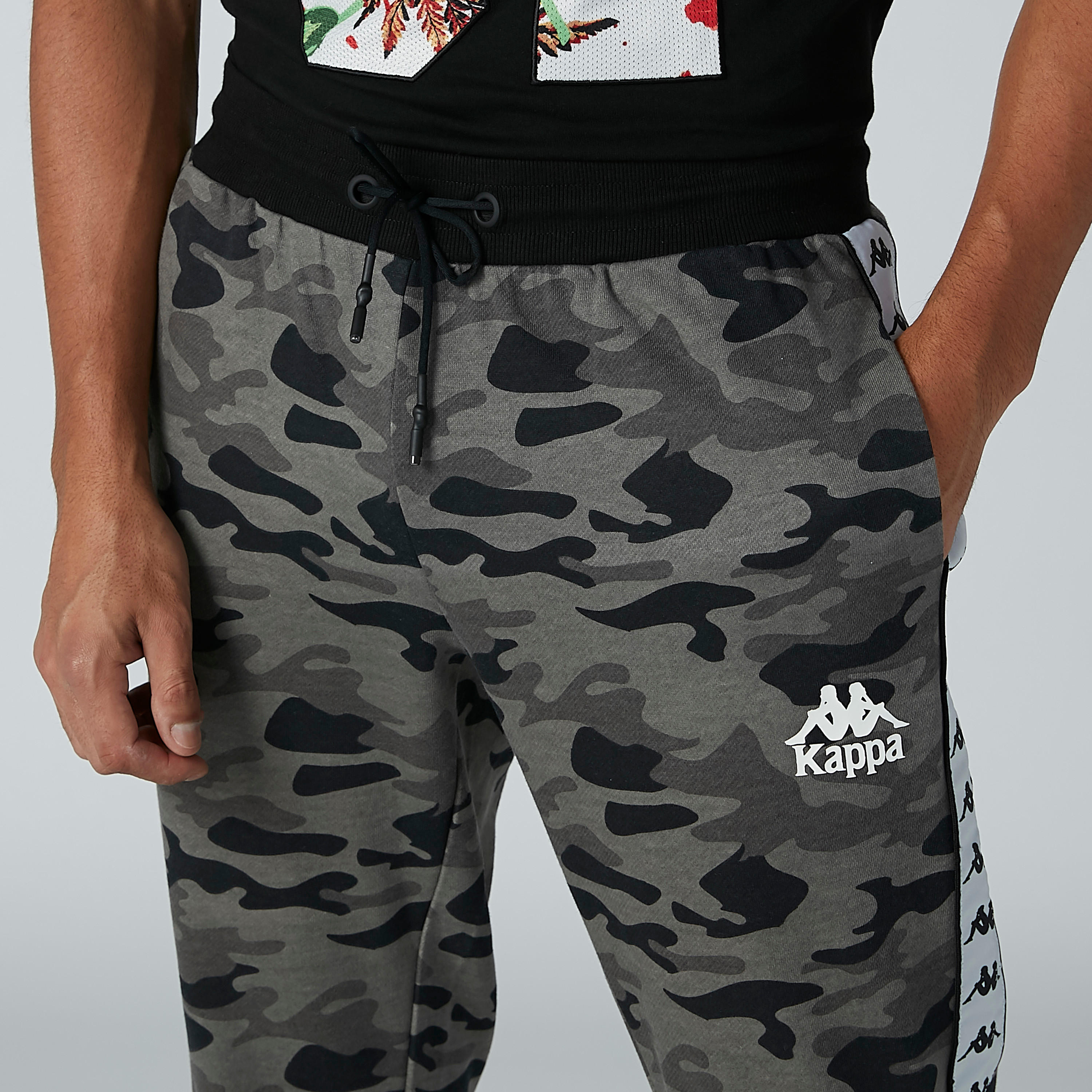 Kappa Printed Trousers with Drawstring Closure-men-clothing-bottoms-trousersandchinos-trousers-image-5