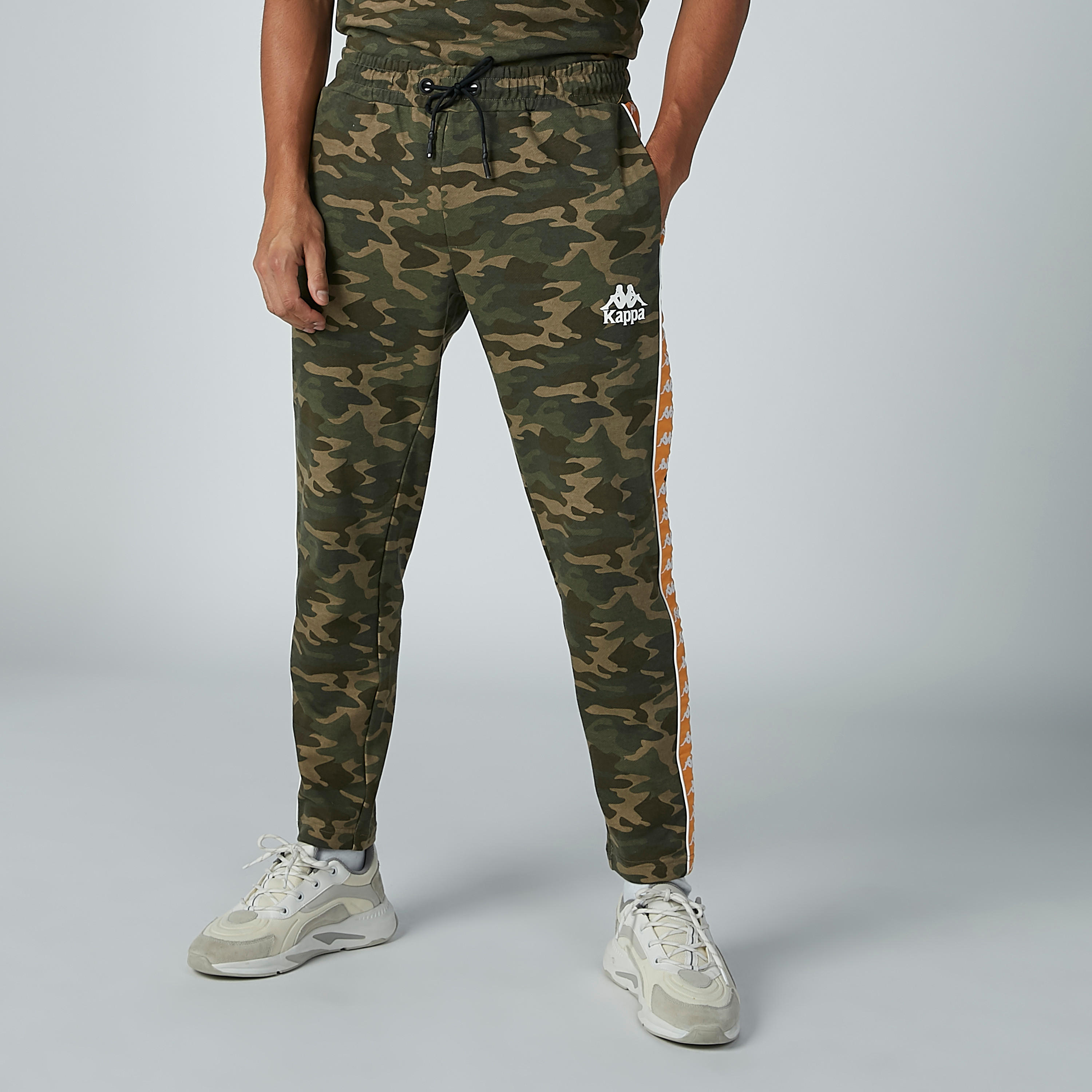 بنطال برباط وشريطة وطبعات من كابا-men-clothing-bottoms-trousersandchinos-trousers-image-1