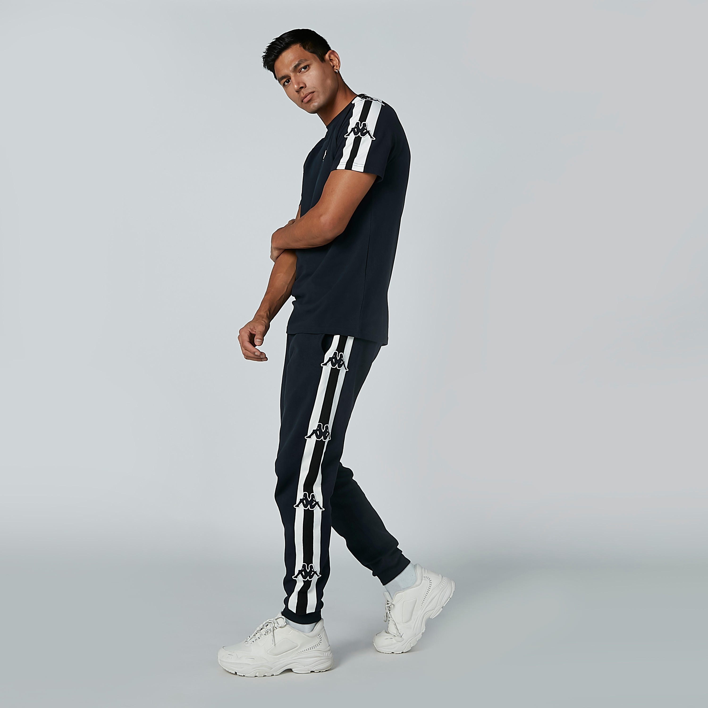 Kappa Printed T-shirt with Round Neck and Short Sleeves-men-clothing-tshirtsandpolos-tshirts-image-3