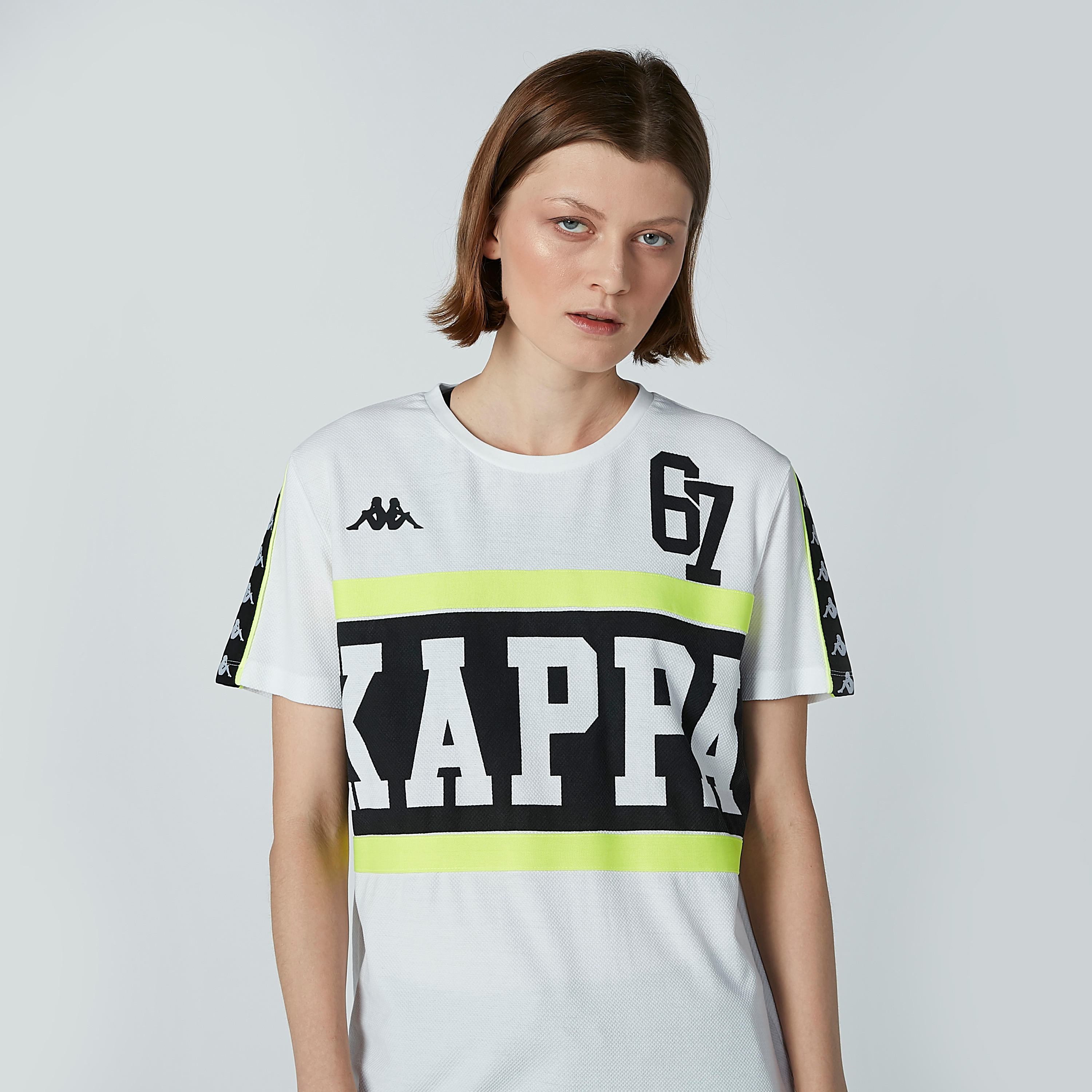 تيشيرت بياقة مستديرة وأكمام قصيرة وطبعات من كابا-women-clothing-sportswearandactivewear-tshirtsandvests-image-3