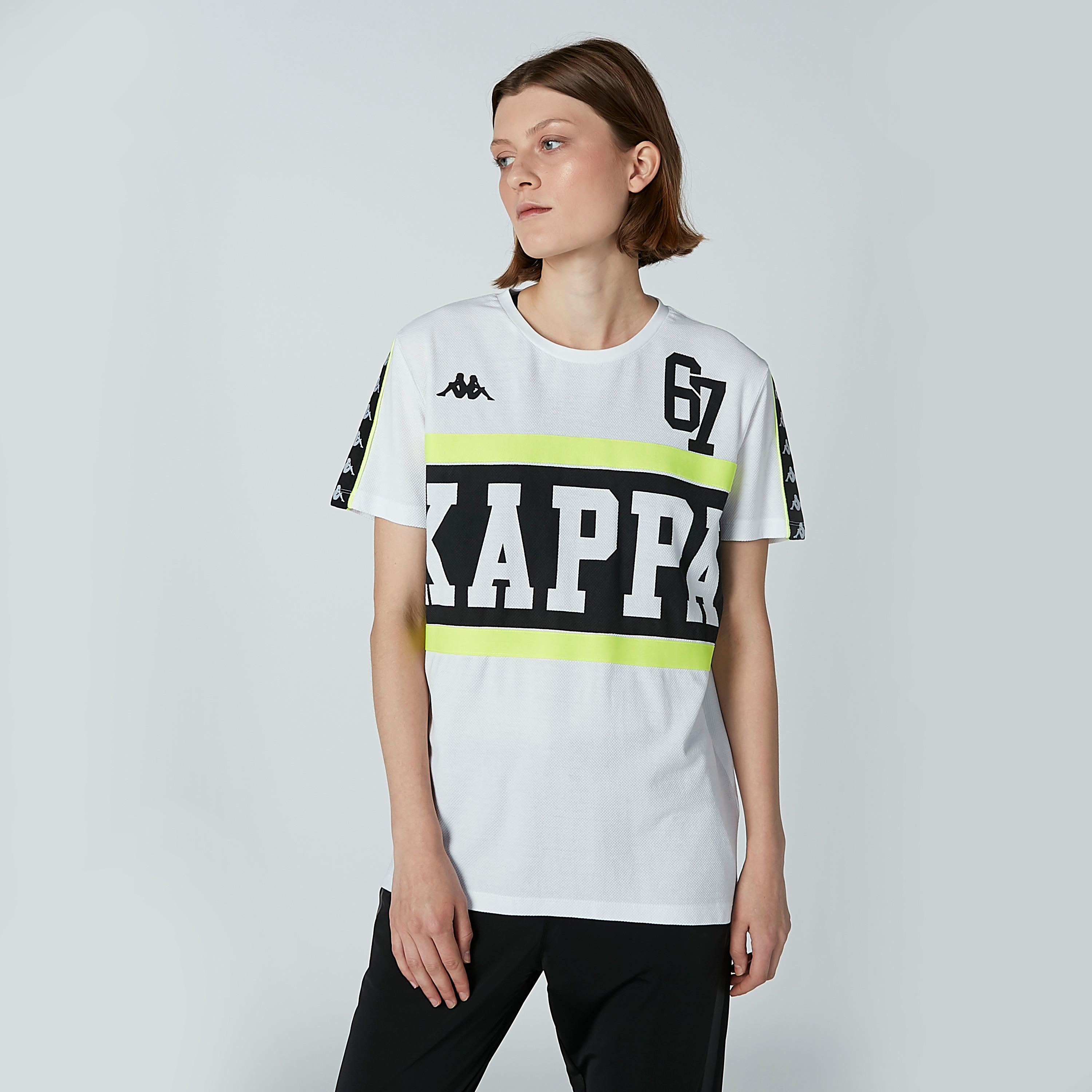 تيشيرت بياقة مستديرة وأكمام قصيرة وطبعات من كابا-women-clothing-sportswearandactivewear-tshirtsandvests-image-4