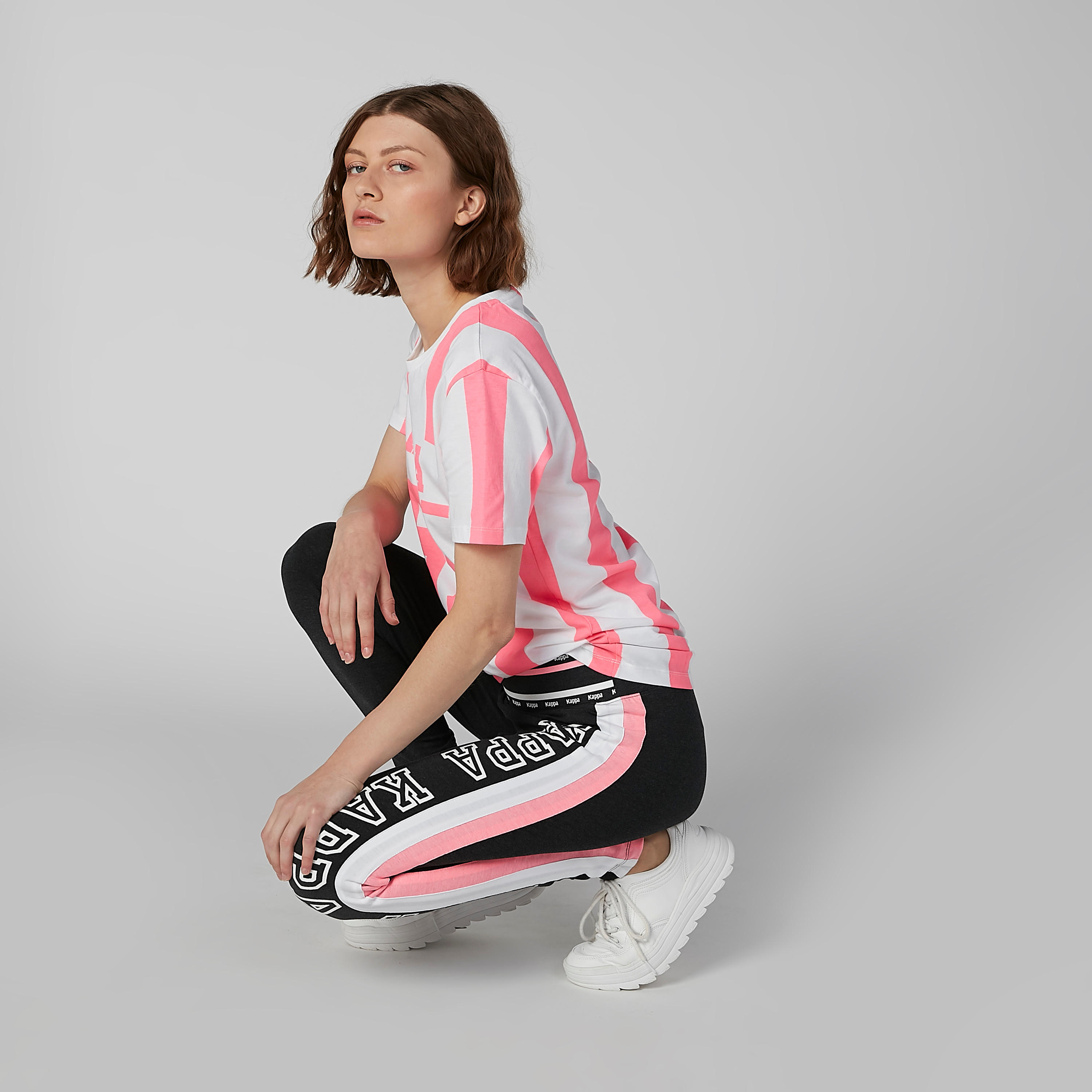بنطال ليقنز بشريطة وطبعات من كابا-women-clothing-bottoms-leggings-image-2