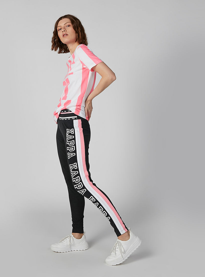 بنطال ليقنز بشريطة وطبعات من كابا-women-clothing-bottoms-leggings-image-6
