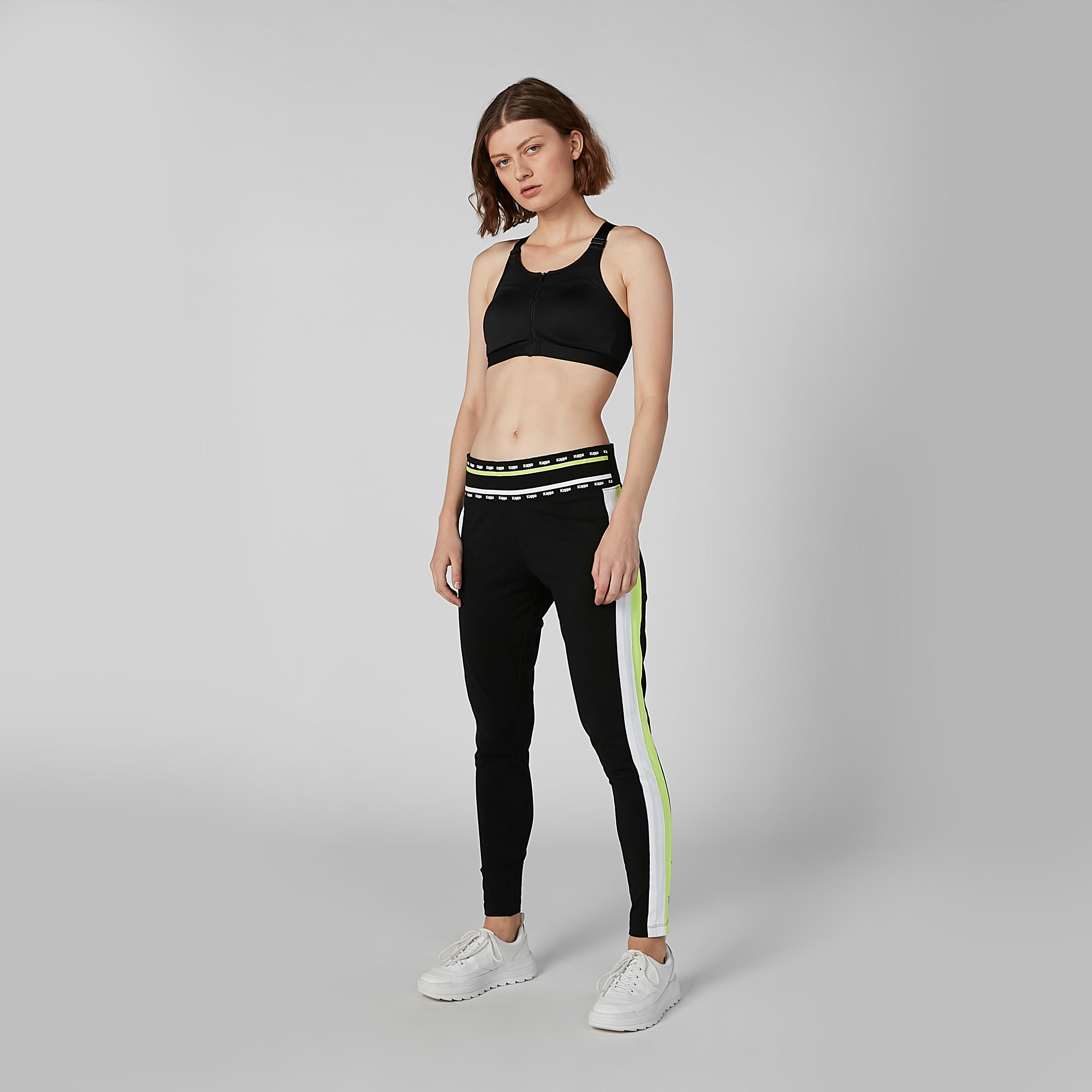 Kappa Full Length Printed Leggings with Elasticated Waistband-women-clothing-bottoms-leggings-image-2