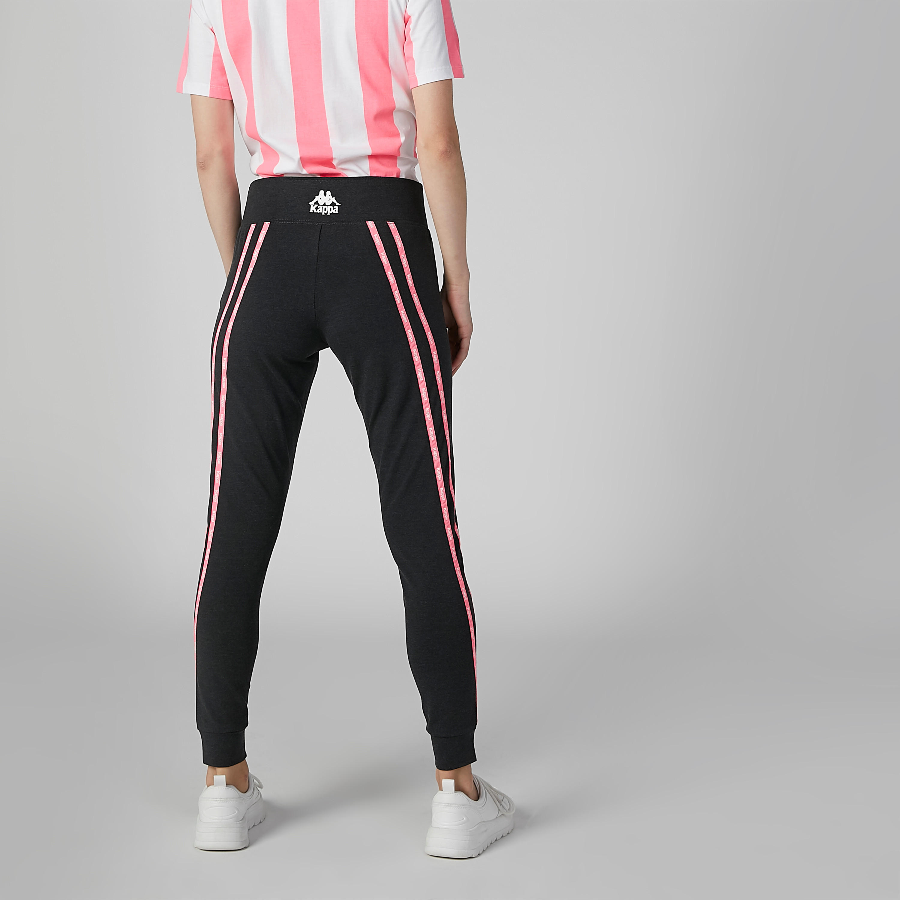 بنطال رياضي طويل ومحبوك بتقليمات متباينة من كابا-women-clothing-bottoms-joggers-image-2
