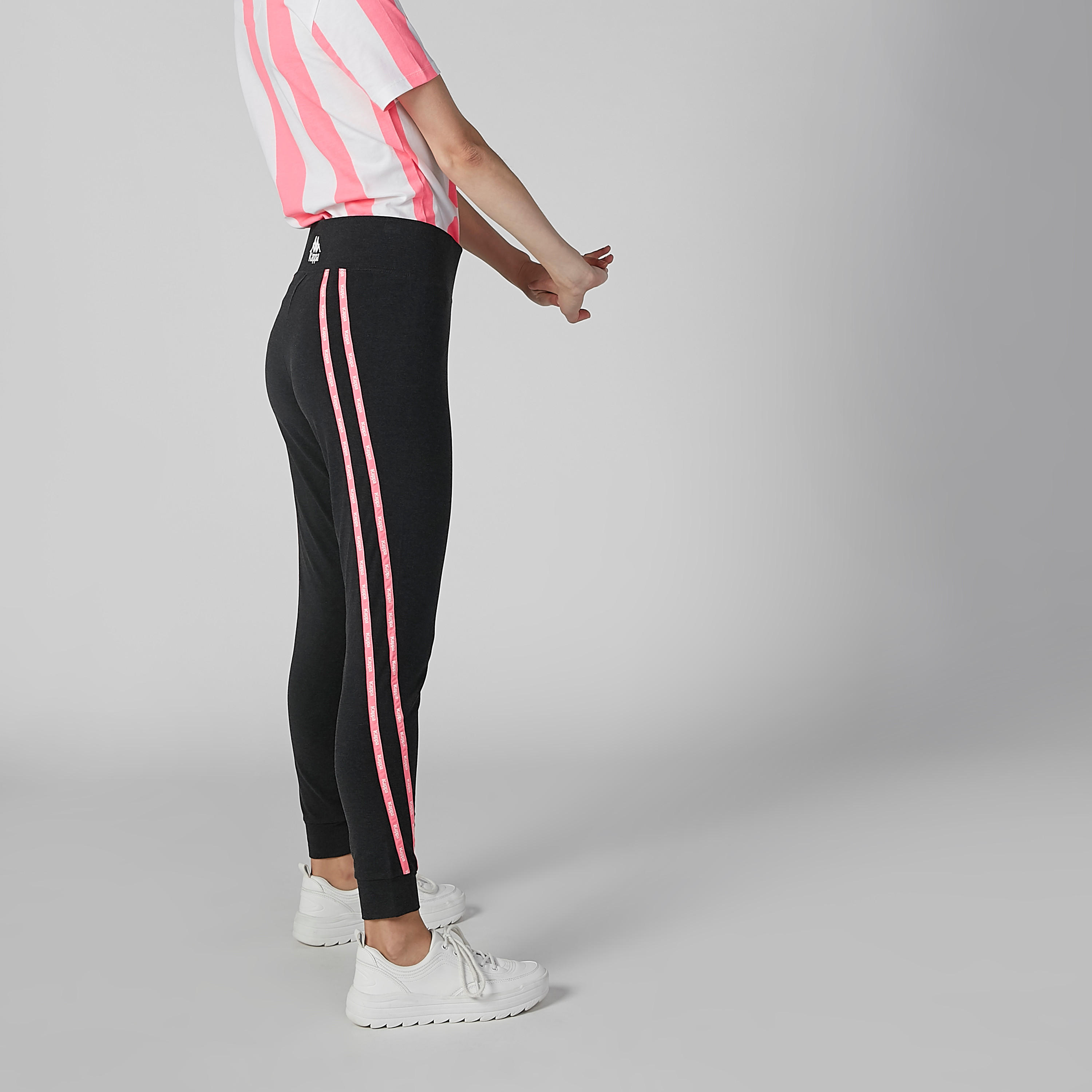 بنطال رياضي طويل ومحبوك بتقليمات متباينة من كابا-women-clothing-bottoms-joggers-image-5