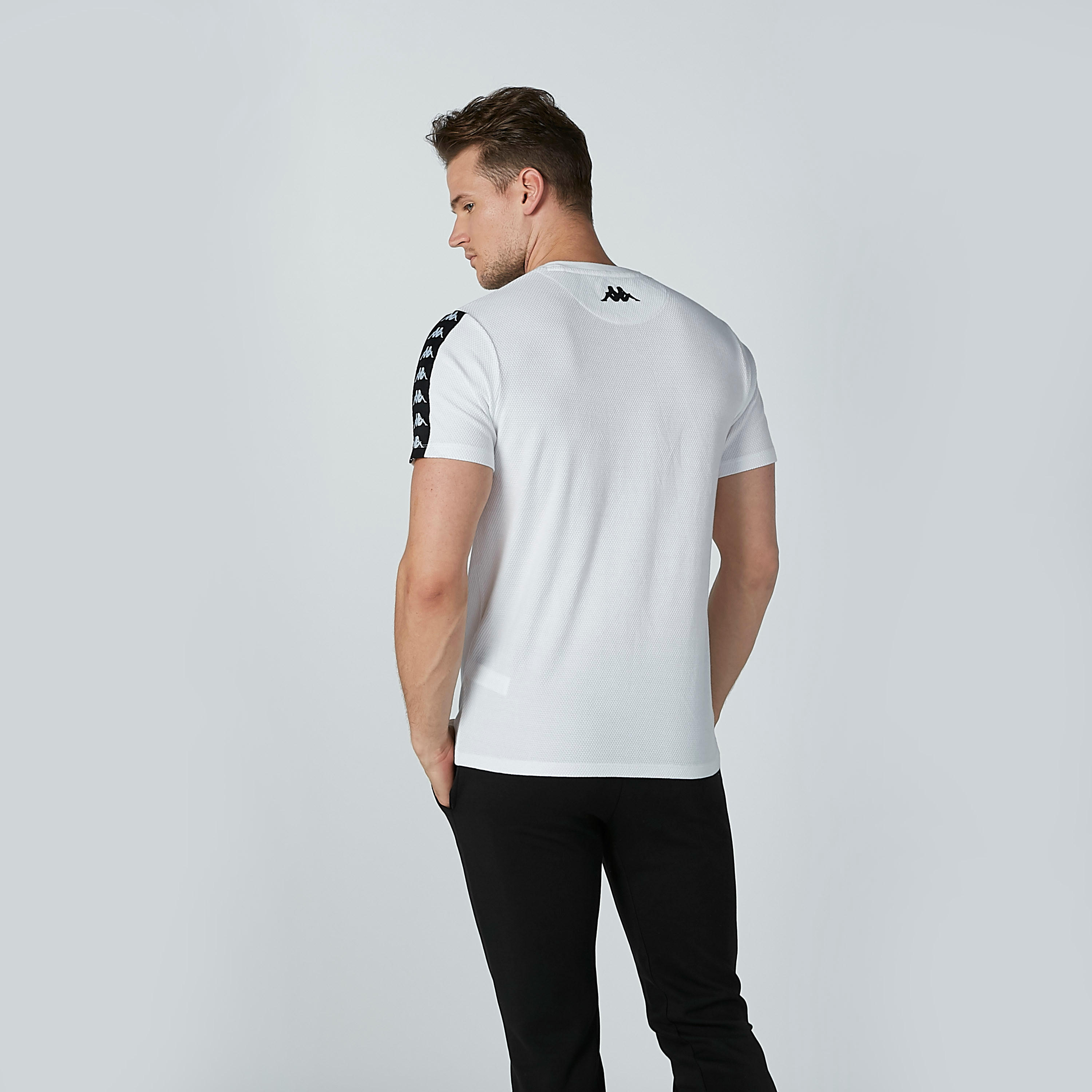 تيشيرت بأكمام قصيرة وشريطة وطبعات من كابا-men-clothing-tshirtsandpolos-tshirts-image-5
