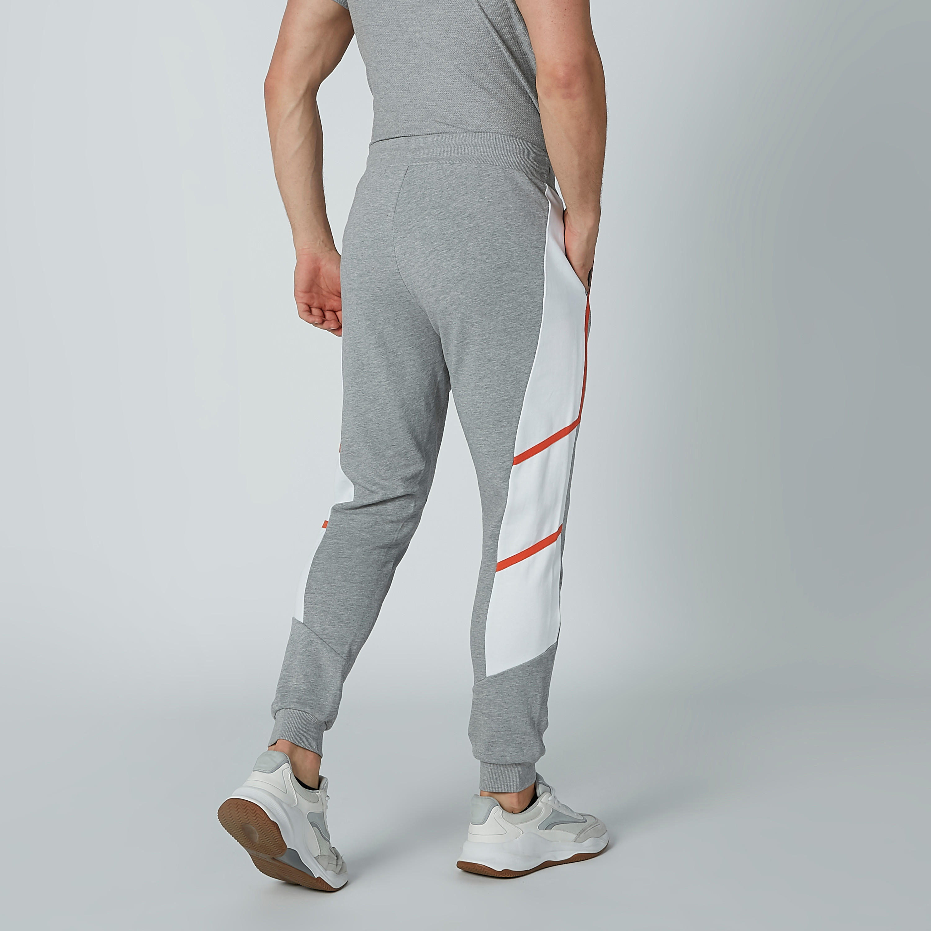 بنطال رياضي برباط وجيوب وشريطة من كابا-men-clothing-bottoms-joggers-image-4
