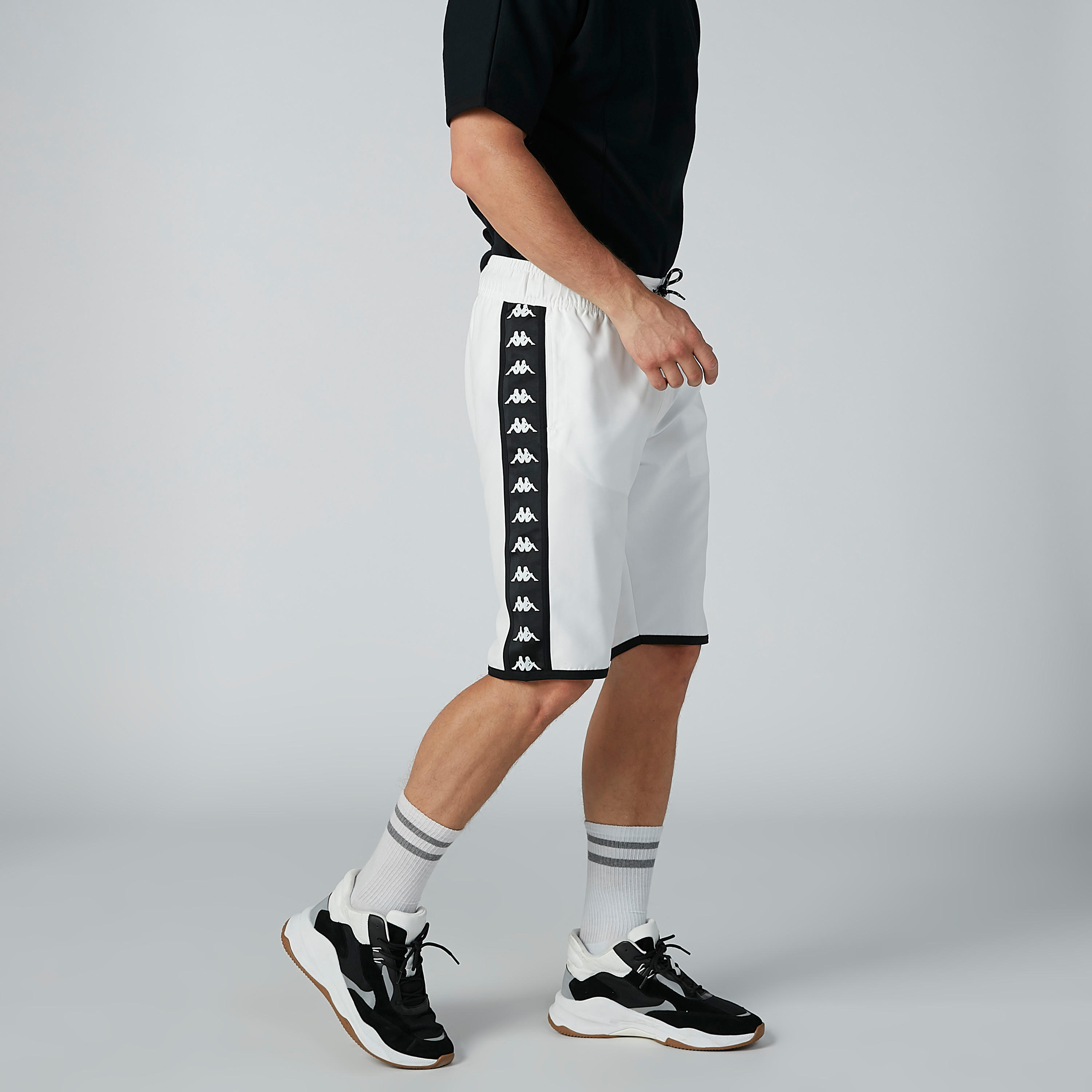 Kappa Printed Panel Detail Shorts with Pockets-men-clothing-bottoms-shorts-image-5
