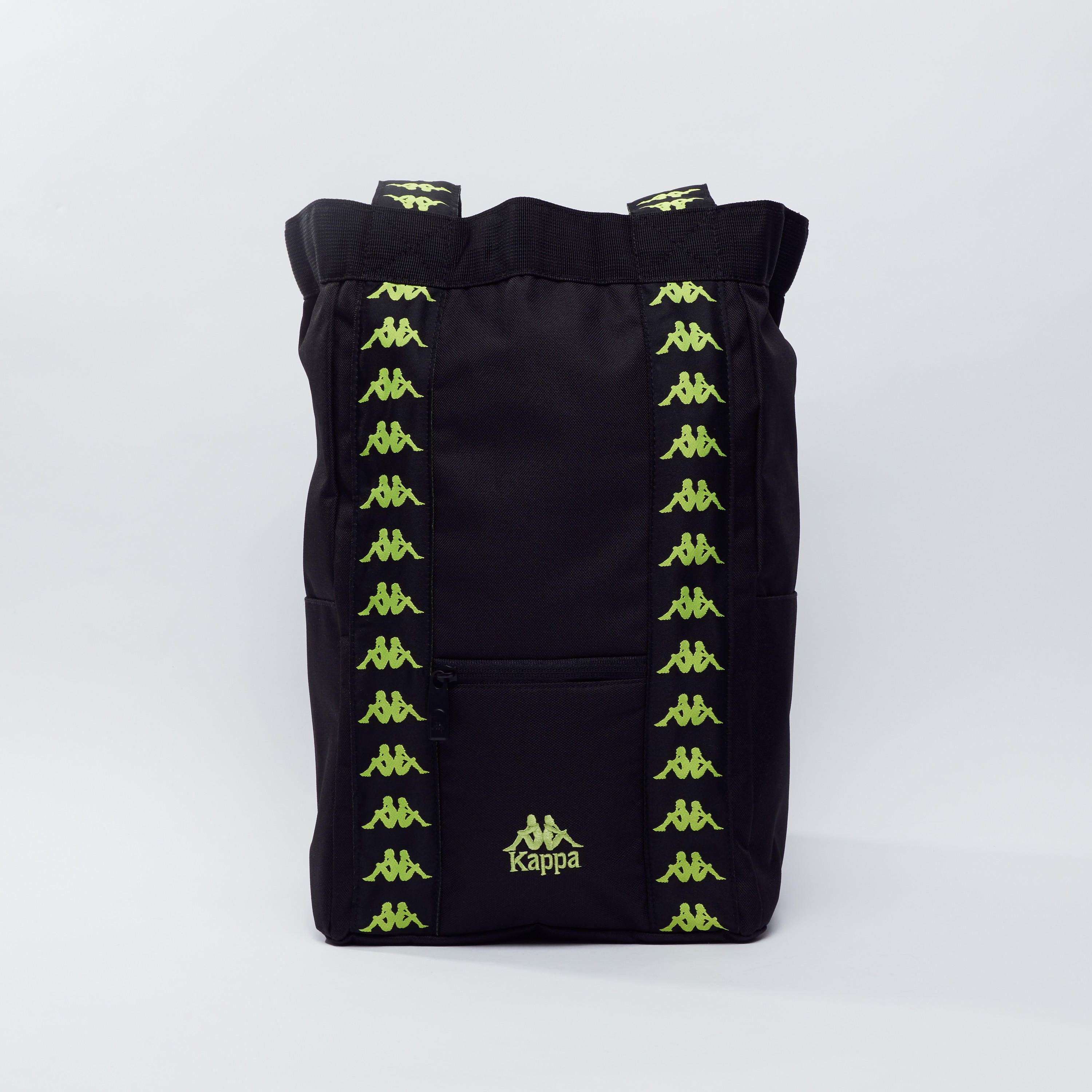 Kappa Printed Backpack with Adjustable Shoulder Straps and Drawstring-men-bags-image-1
