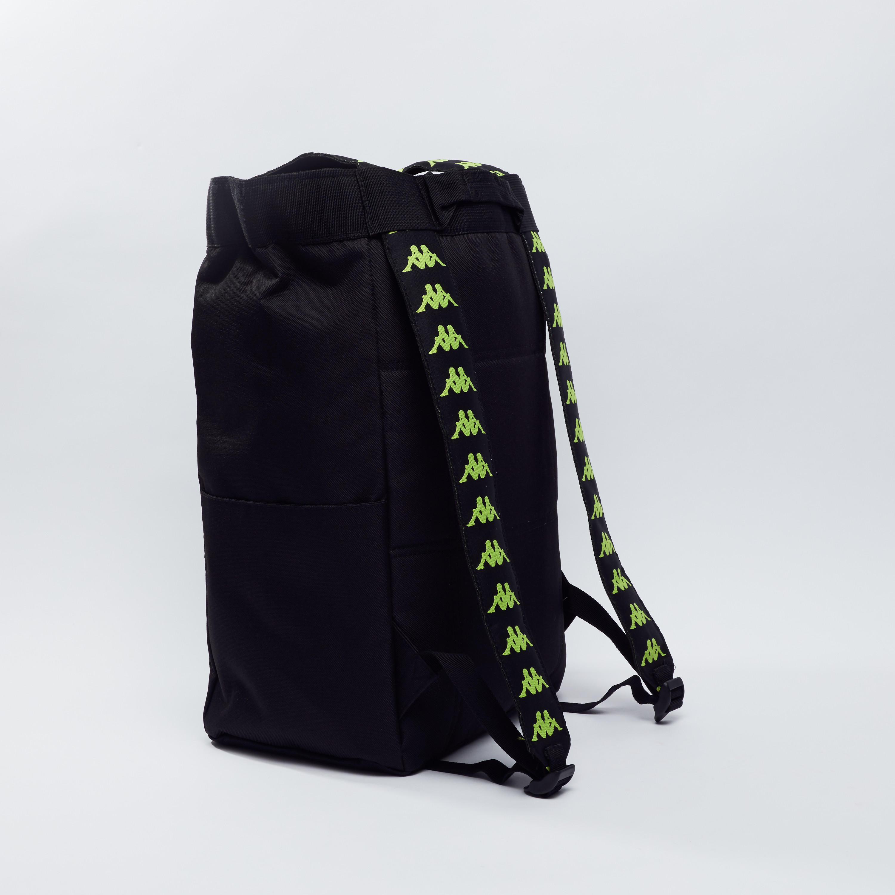Kappa Printed Backpack with Adjustable Shoulder Straps and Drawstring-men-bags-image-3