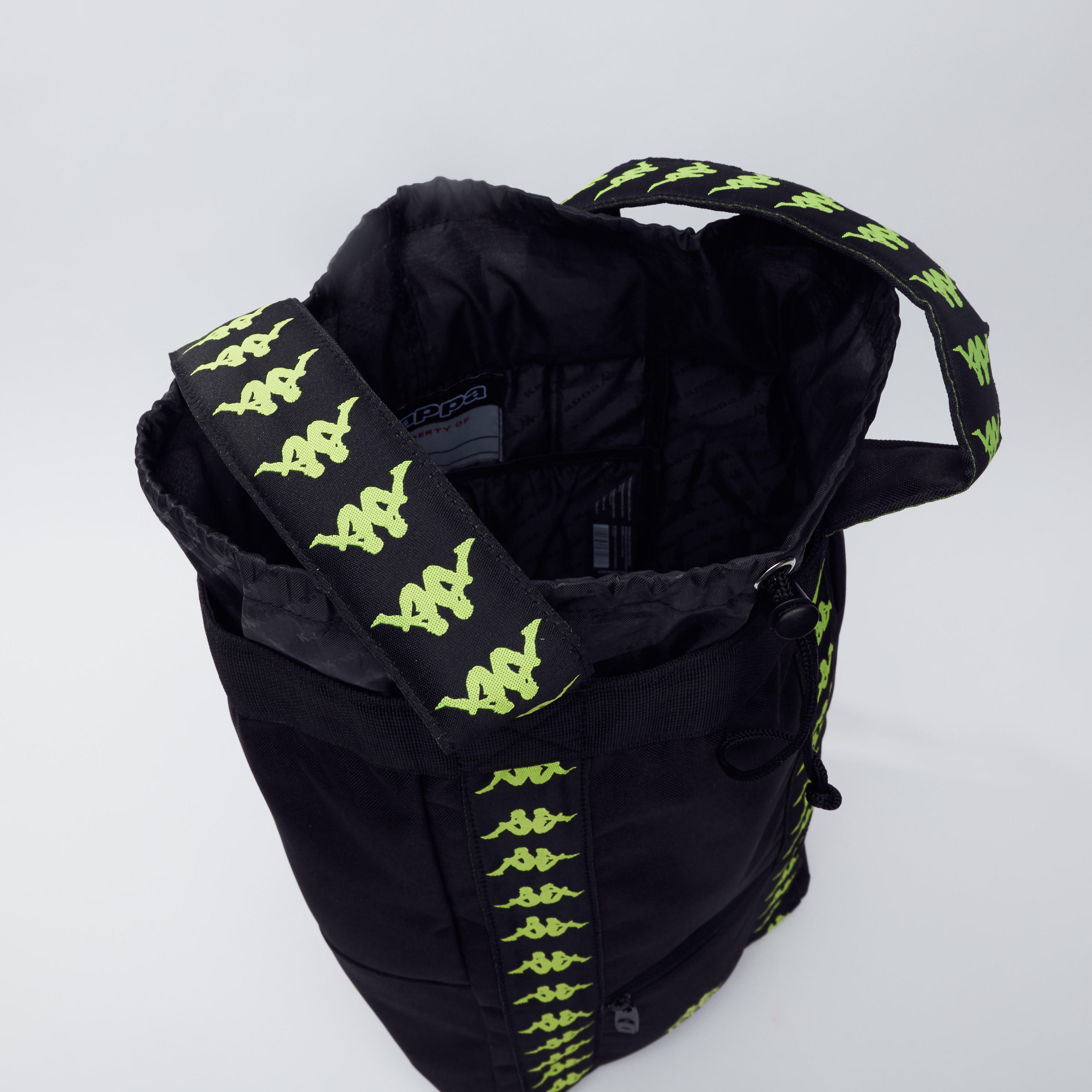 Kappa Printed Backpack with Adjustable Shoulder Straps and Drawstring-men-bags-image-4