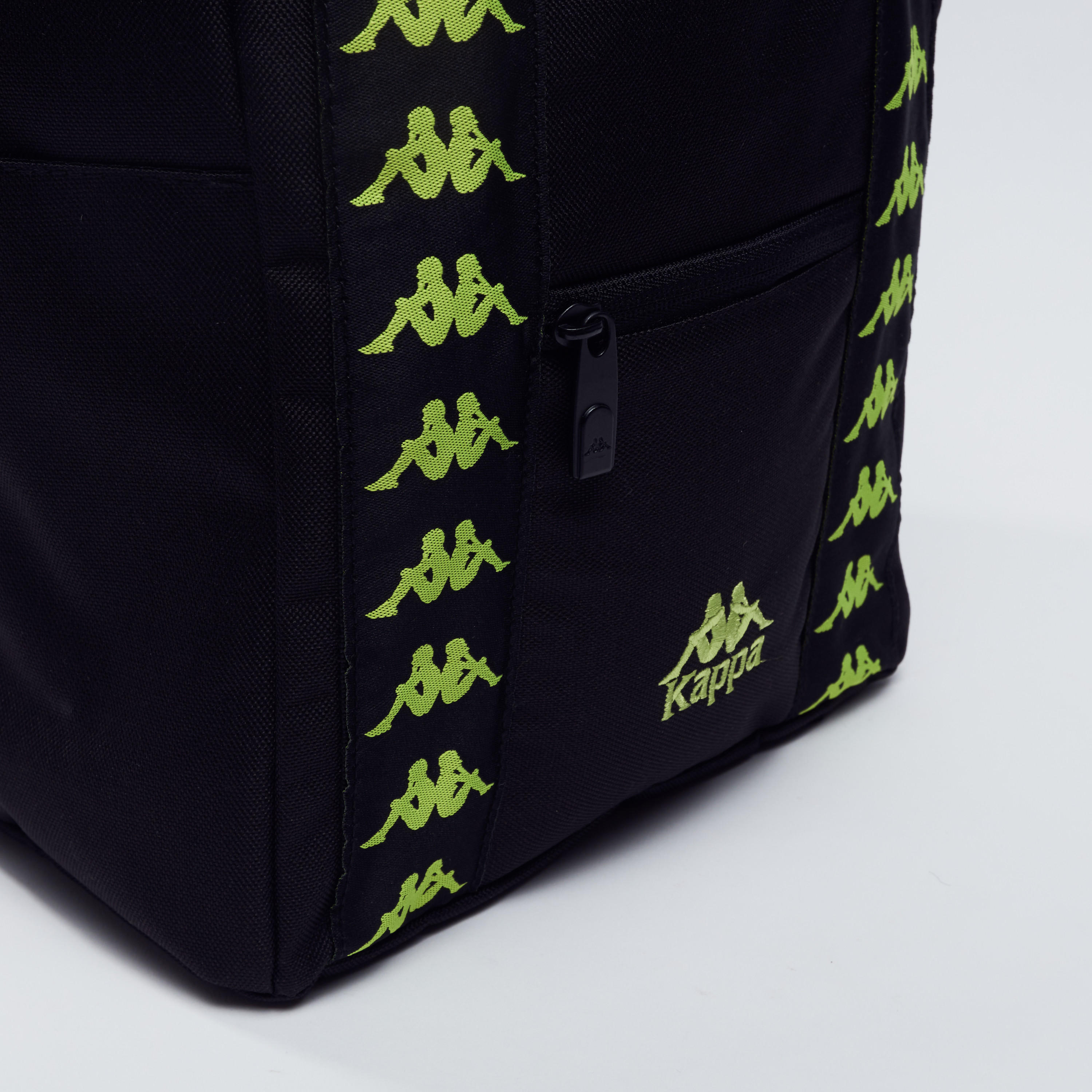 Kappa Printed Backpack with Adjustable Shoulder Straps and Drawstring-men-bags-image-5