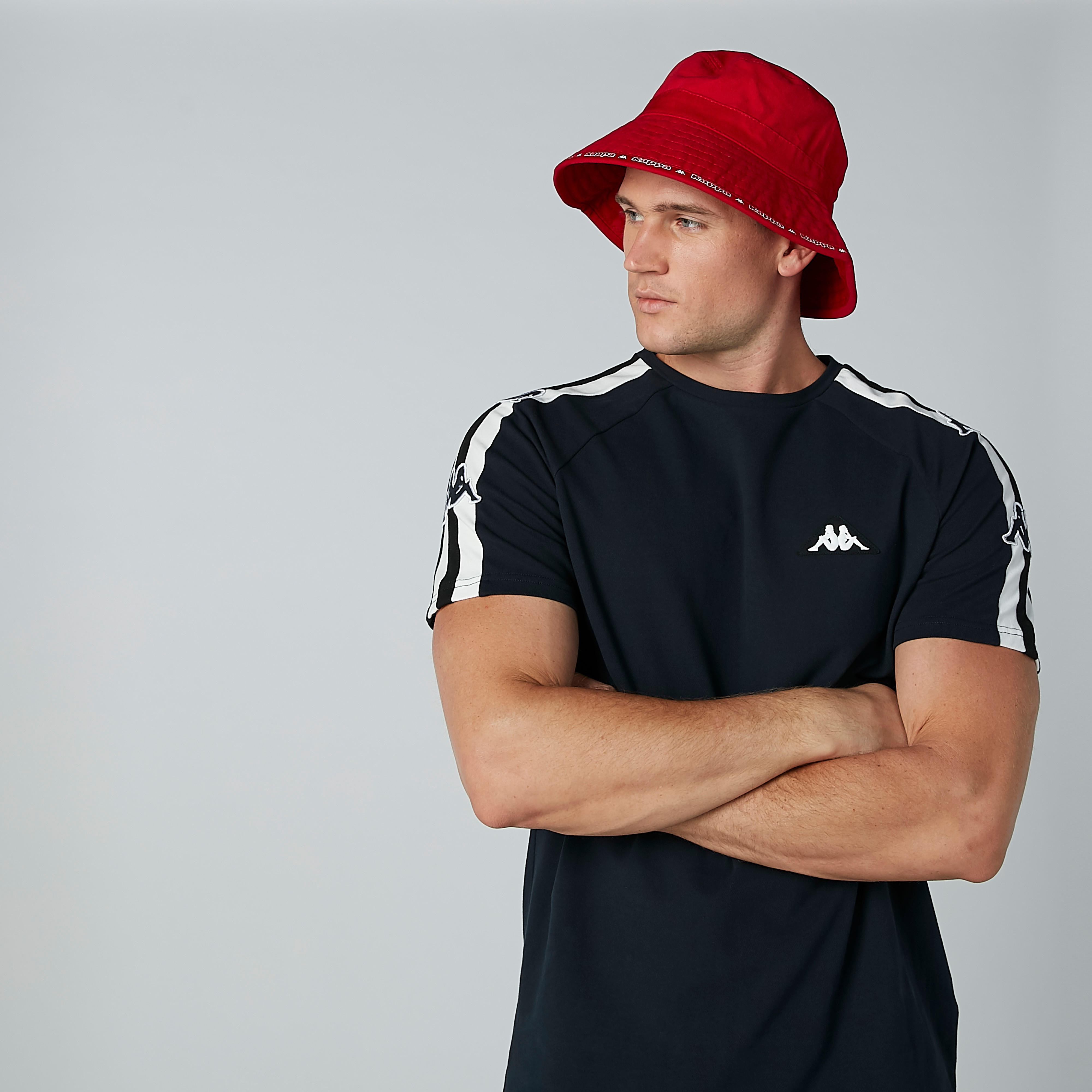 Kappa Textured Bucket Hat-men-caps-image-2