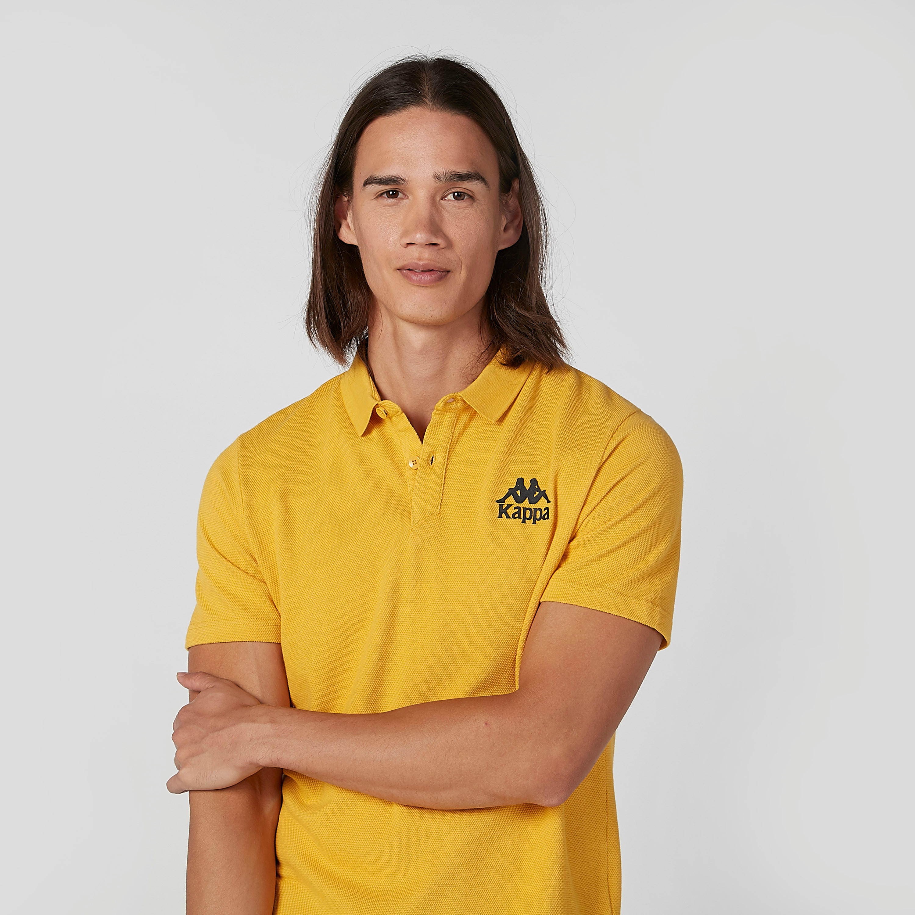 تيشيرت بياقة بولو وأكمام قصيرة وطبعات من كابا-men-clothing-tshirtsandpolos-polos-image-4