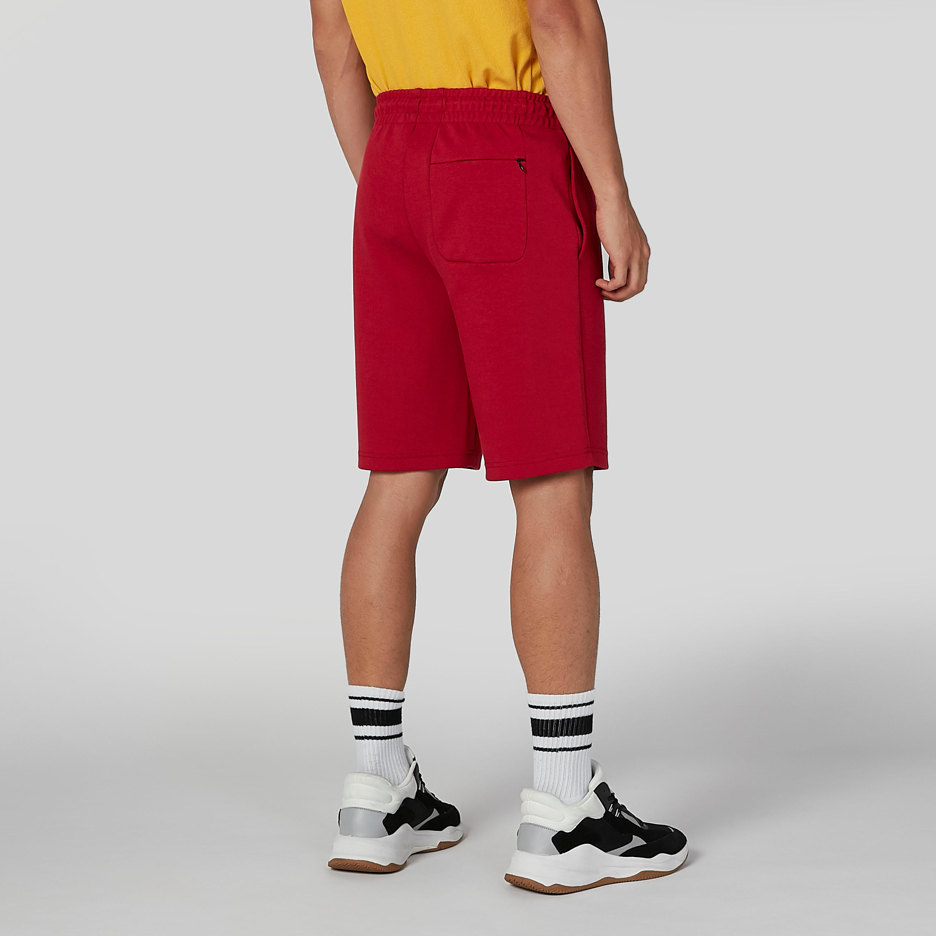 Kappa Logo Detail Shorts with Drawstring-men-clothing-bottoms-shorts-image-3
