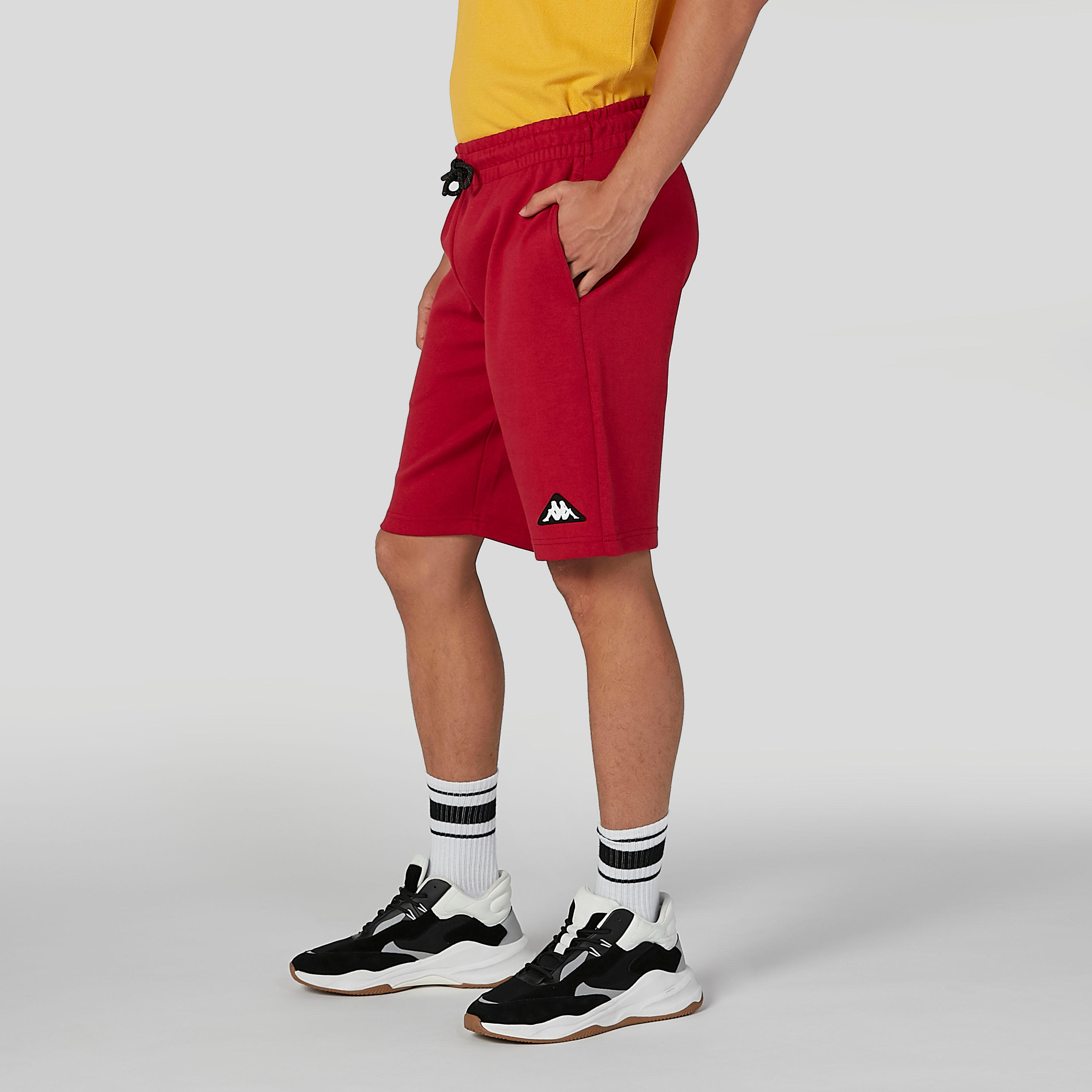 Kappa Logo Detail Shorts with Drawstring-men-clothing-bottoms-shorts-image-4