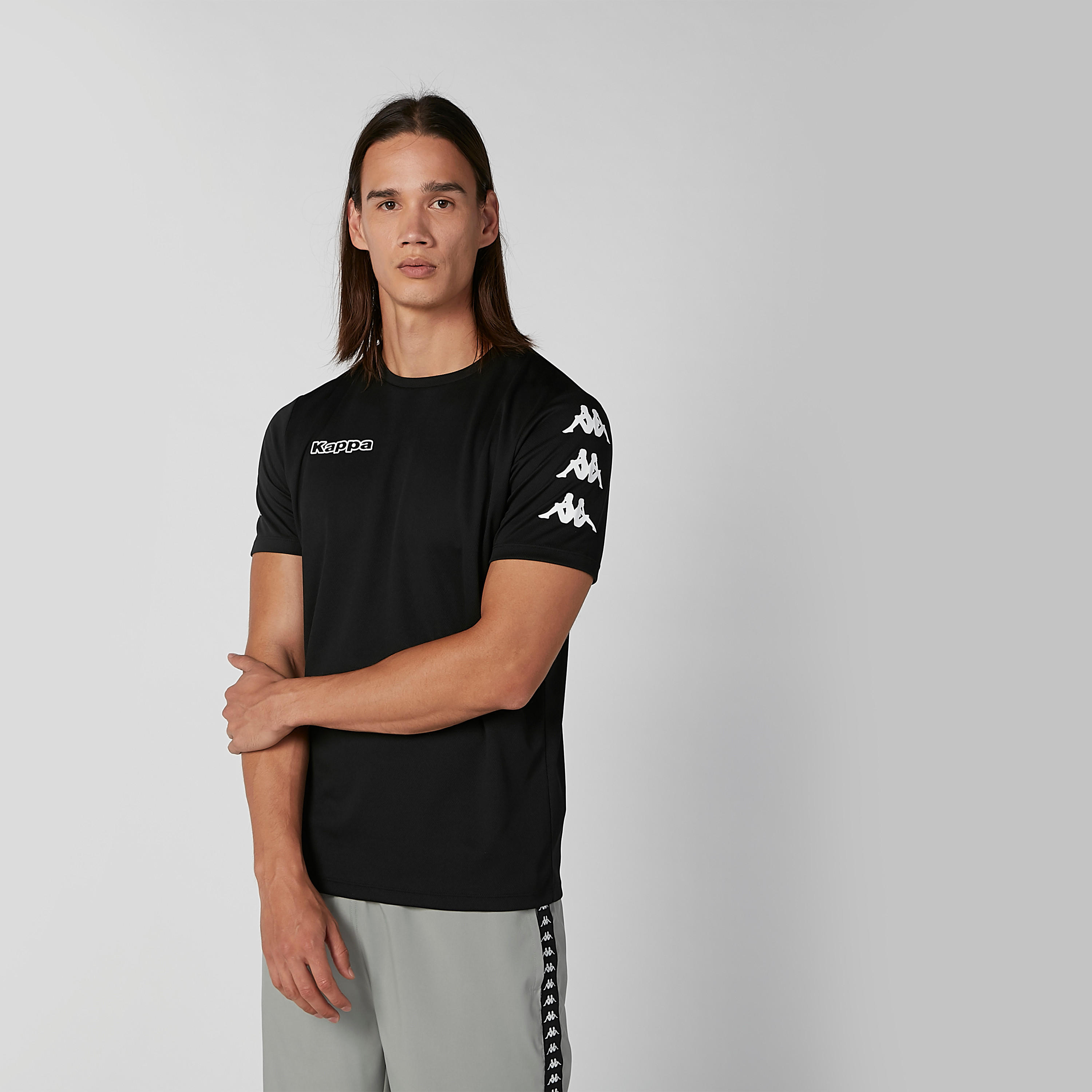 Kappa Printed T-shirt with Round Neck and Short Sleeves-men-clothing-sportswearandactivewear-tshirtsandpolos-image-1