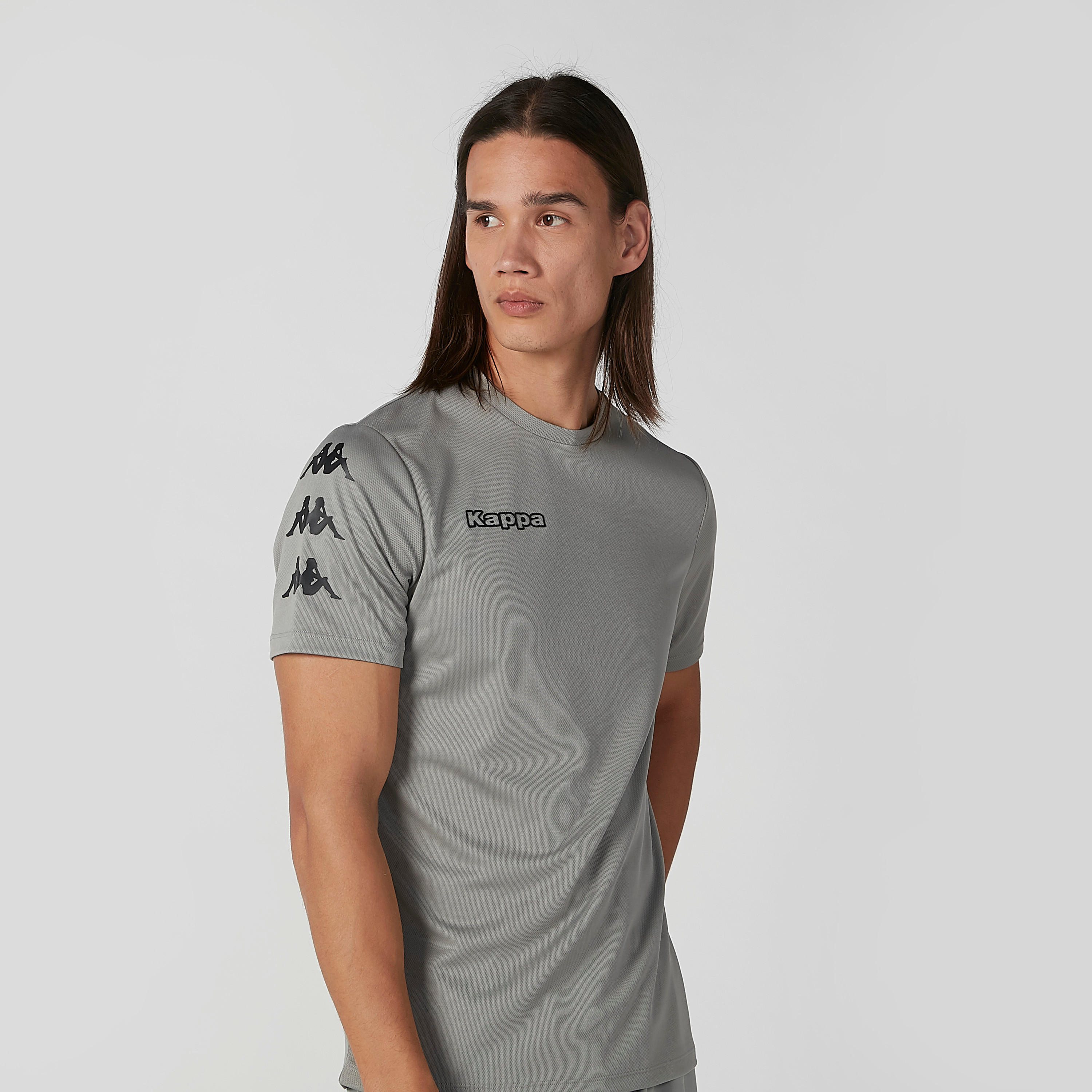 Kappa Printed T-shirt with Round Neck and Short Sleeves-men-clothing-tshirtsandpolos-tshirts-image-3