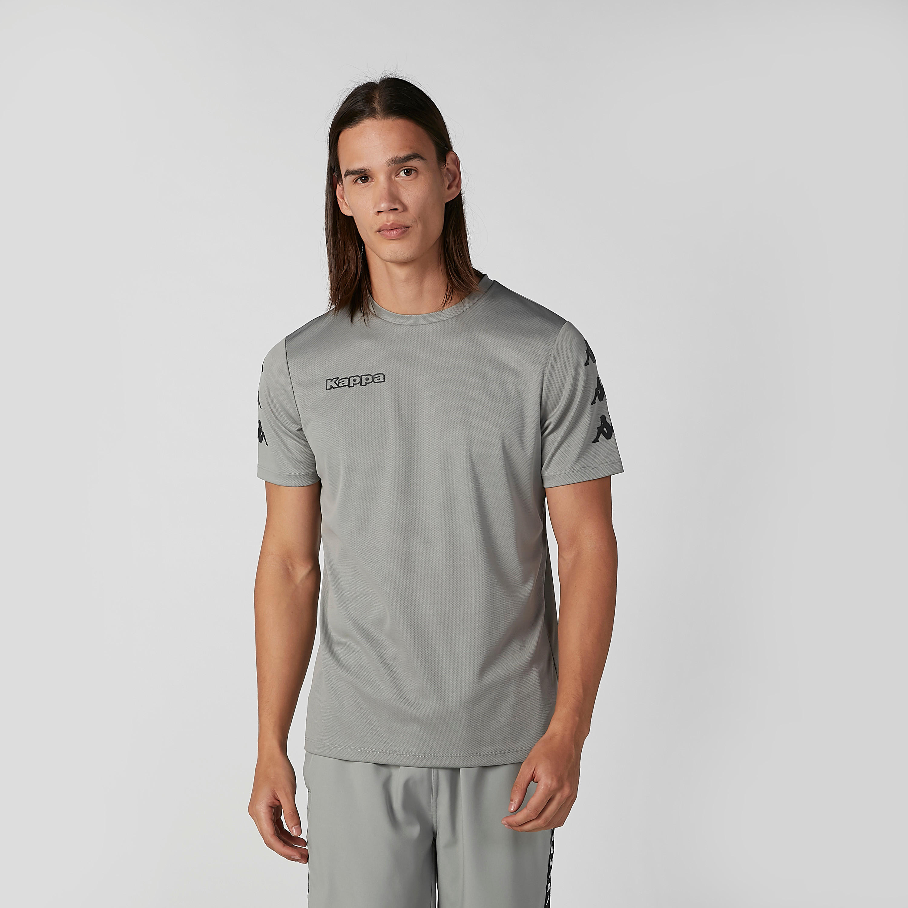 Kappa Printed T-shirt with Round Neck and Short Sleeves-men-clothing-tshirtsandpolos-tshirts-image-1