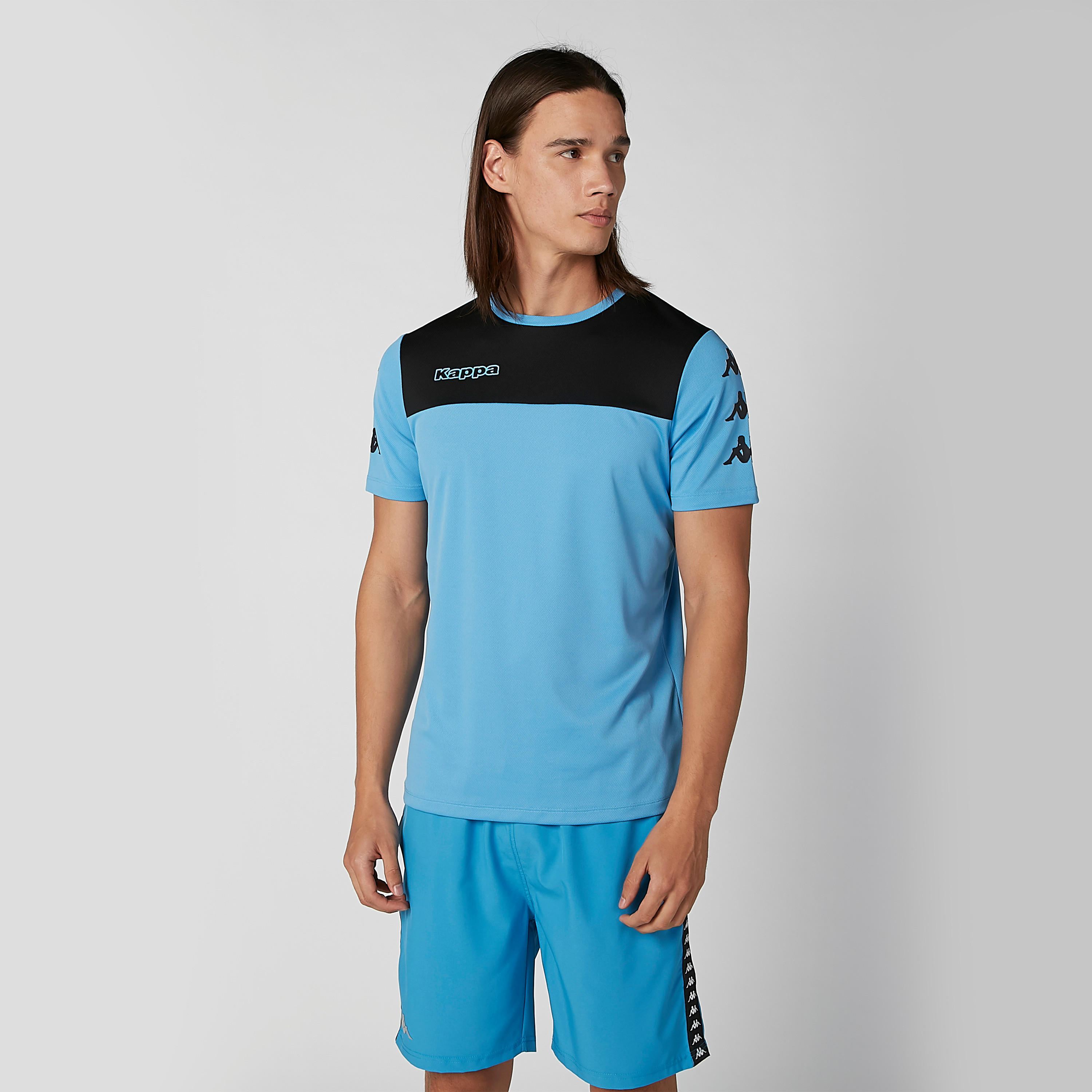 تيشيرت بياقة مستديرة وأكمام قصيرة وطبعات من كابا-men-clothing-tshirtsandpolos-tshirts-image-1