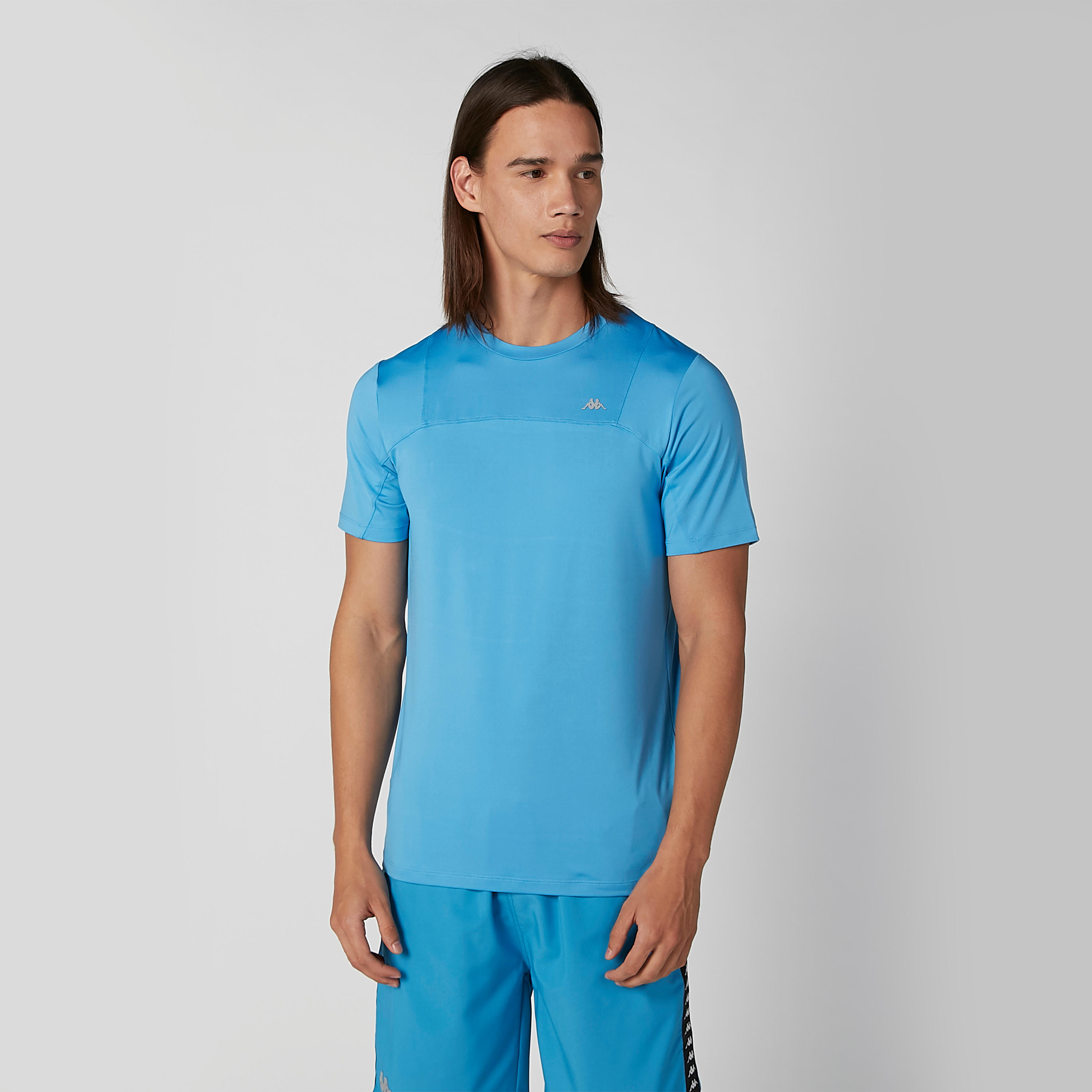 تيشيرت بياقة مستديرة وأكمام قصيرة وطبعات من كابا-men-clothing-tshirtsandpolos-tshirts-image-1