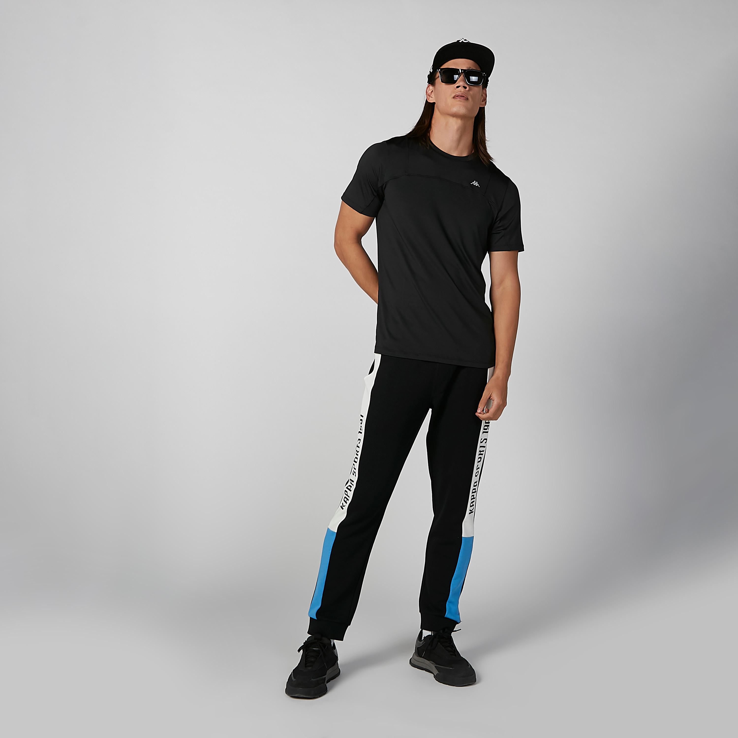 تيشيرت بياقة مستديرة وأكمام قصيرة وطبعات من كابا-men-clothing-tshirtsandpolos-tshirts-image-2