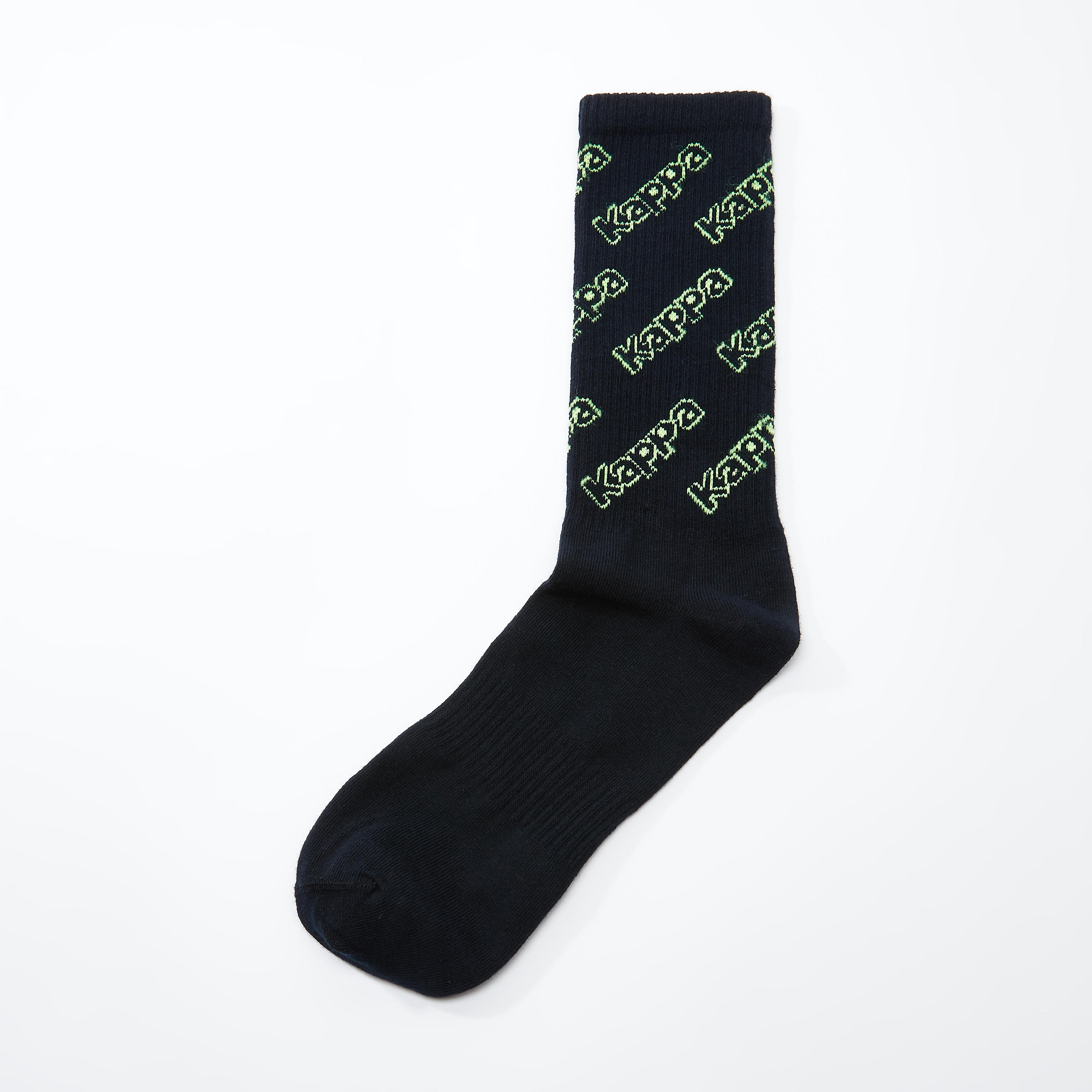 جوارب بطول ربلة الساق بحواف مضلّعة وطبعات من كابا-men-socks-image-1