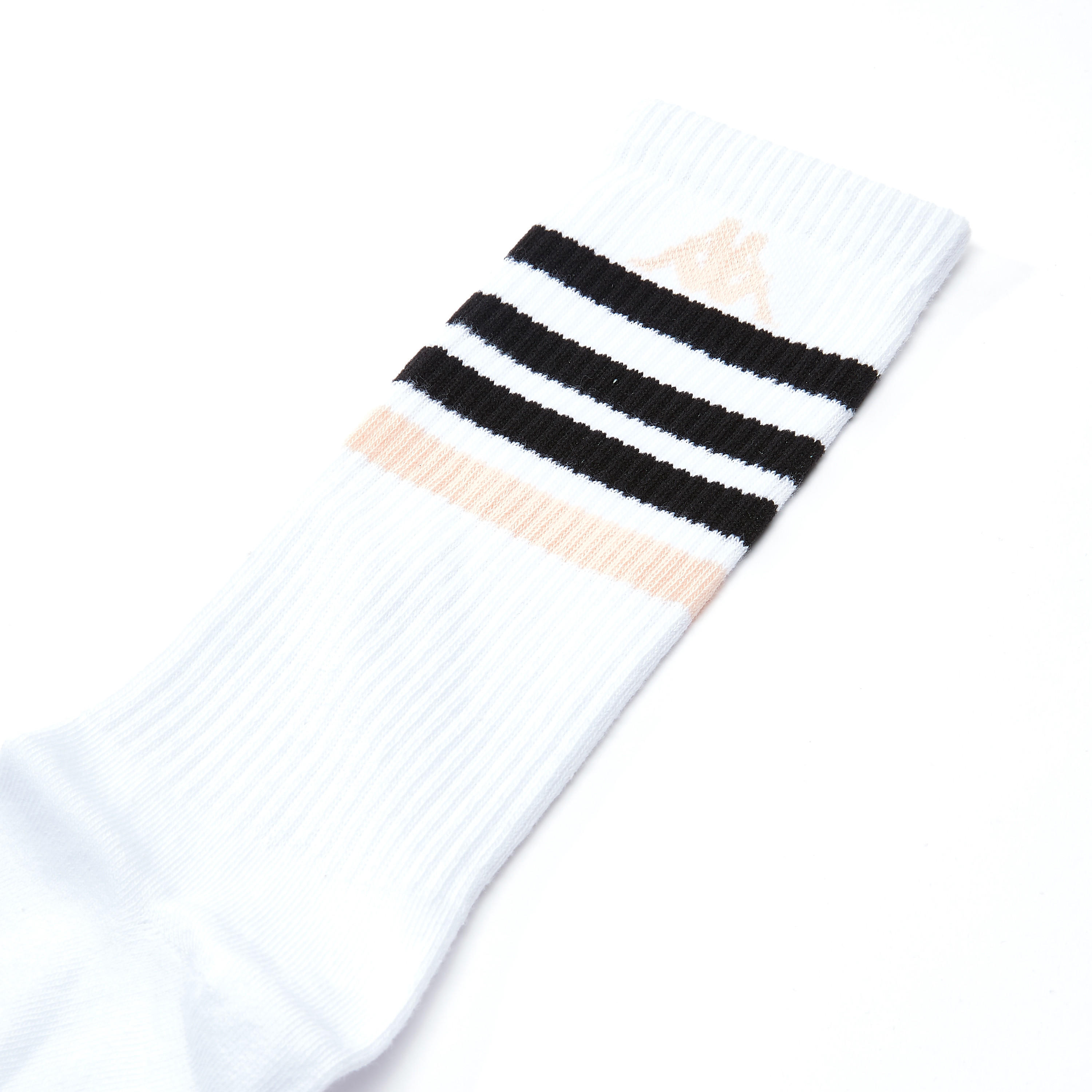 جوارب مقلّمة بطول ربلة الساق بحواف مضلّعة من كابا-men-socks-image-2