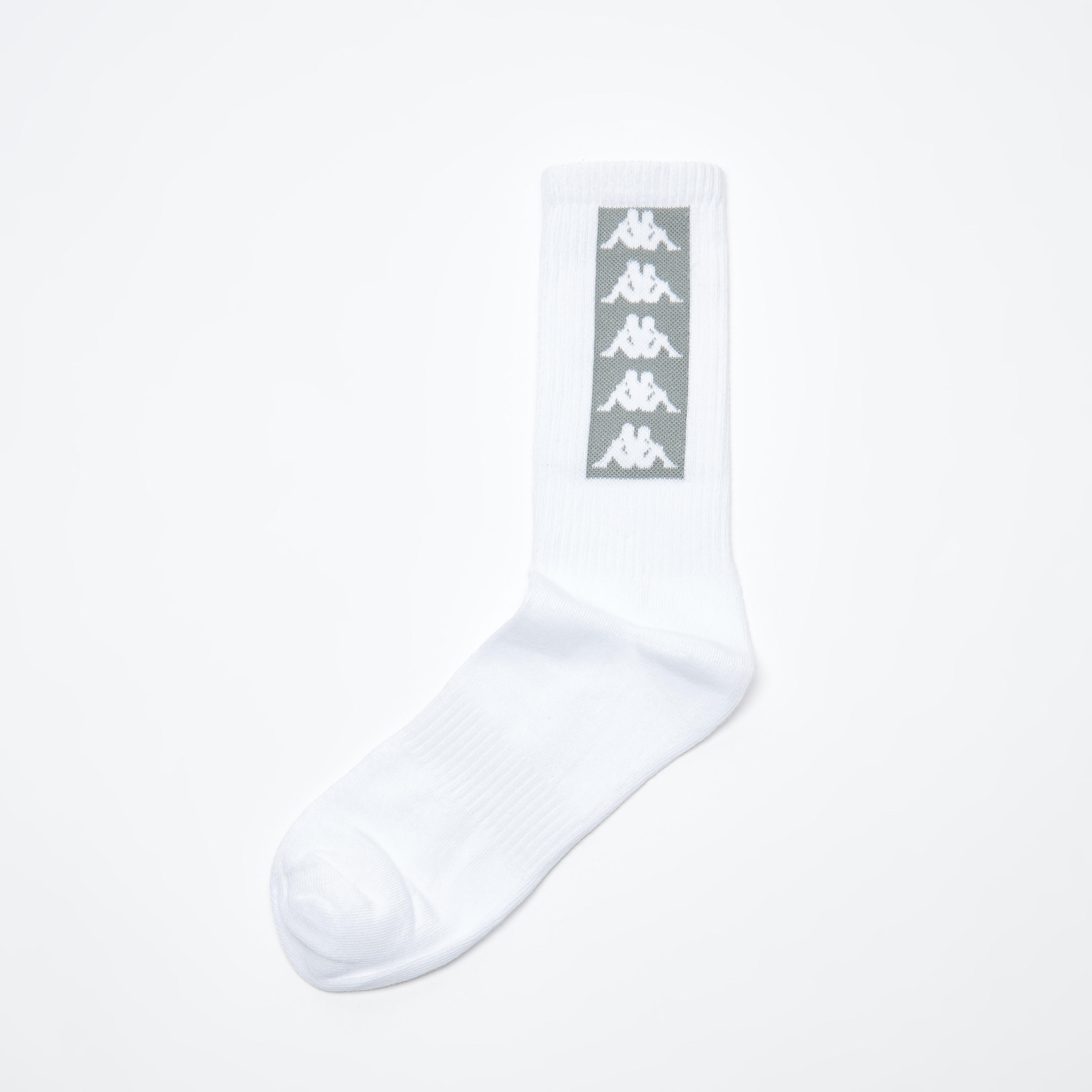 جوارب بطول ربلة الساق بحواف مضلّعة وطبعات من كابا-men-socks-image-1