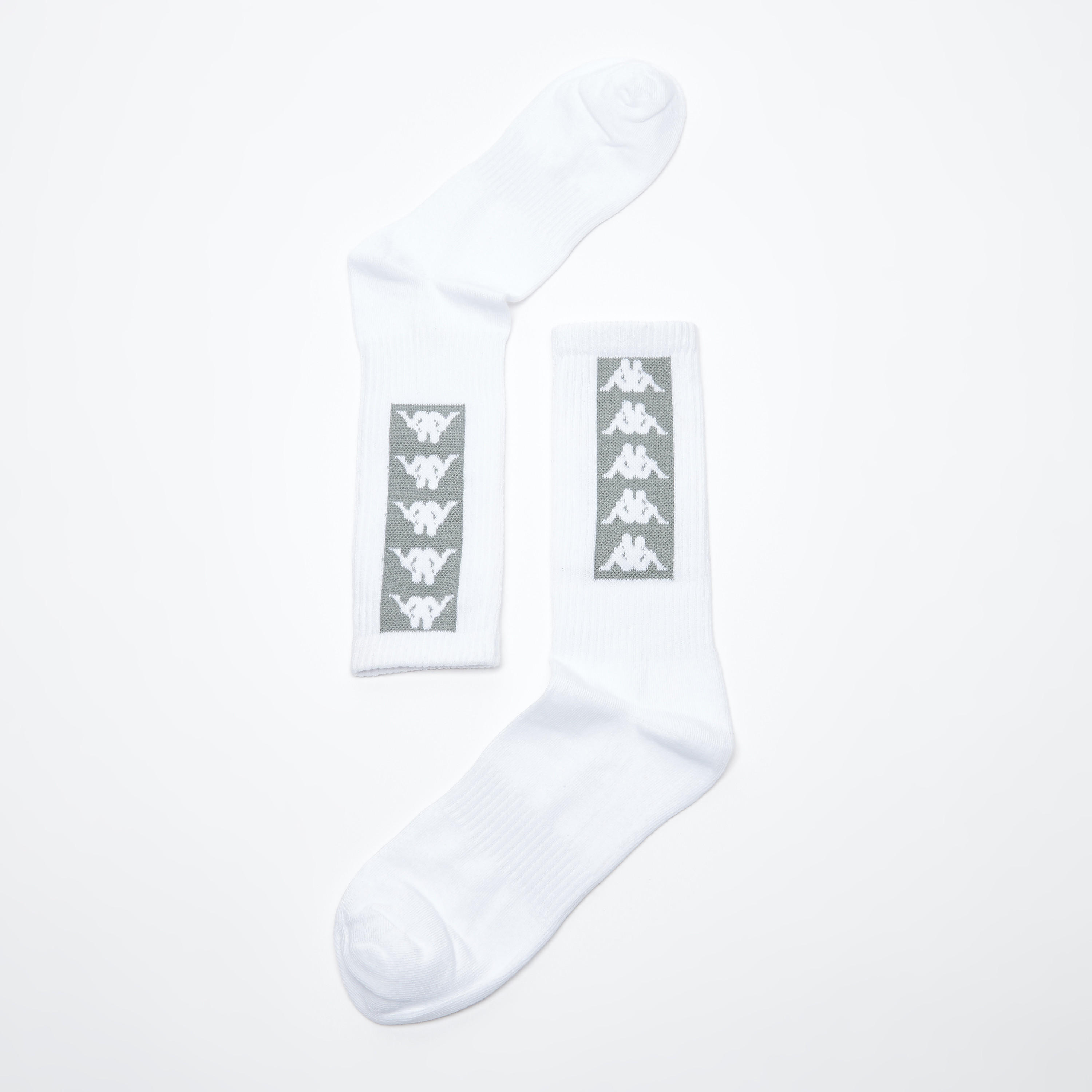 جوارب بطول ربلة الساق بحواف مضلّعة وطبعات من كابا-men-socks-image-3
