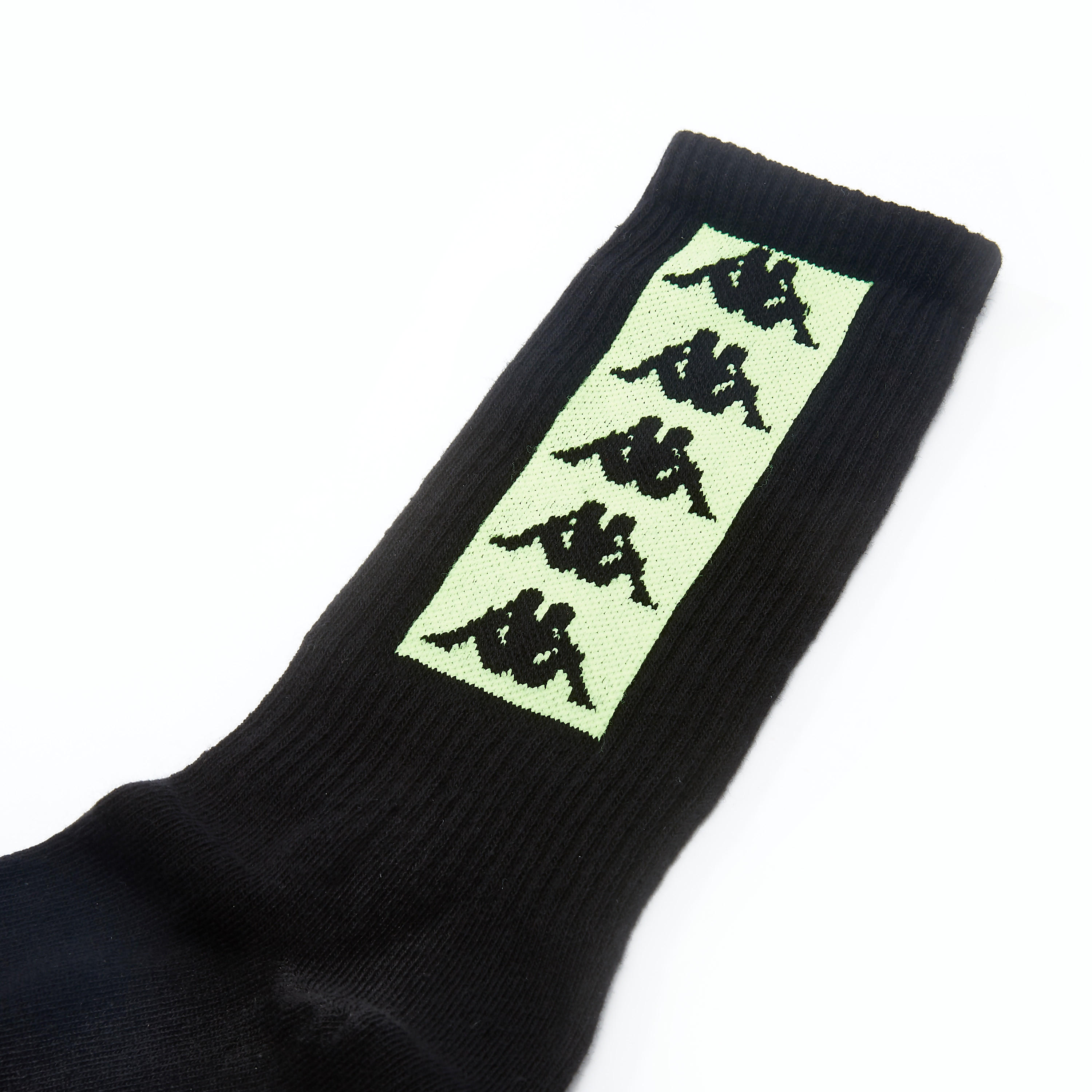 جوارب بطول ربلة الساق بحواف مضلّعة وطبعات من كابا-men-socks-image-2